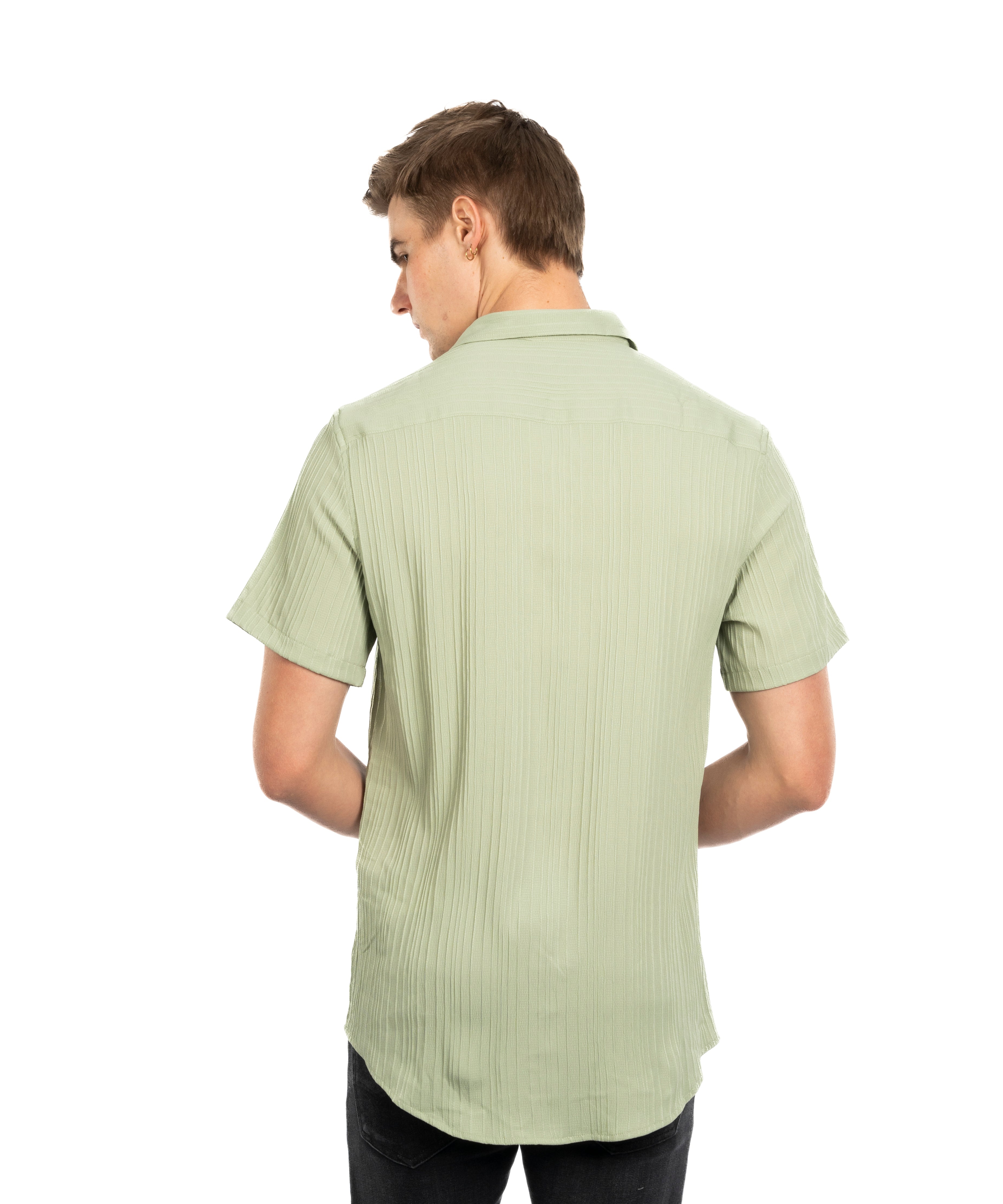 Half Sleeve Shirt - Men - Plain