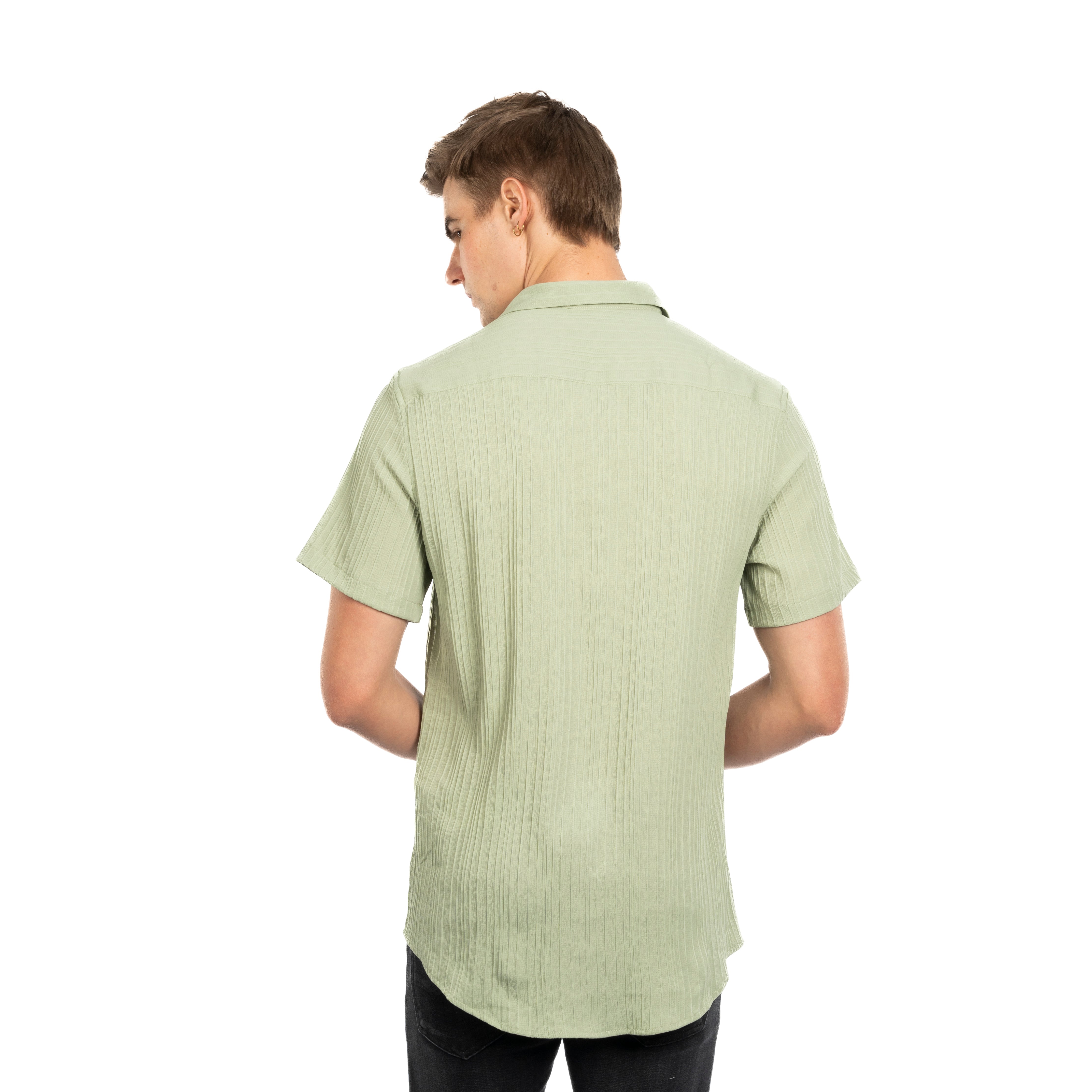 Half Sleeve Shirt - Men - Plain