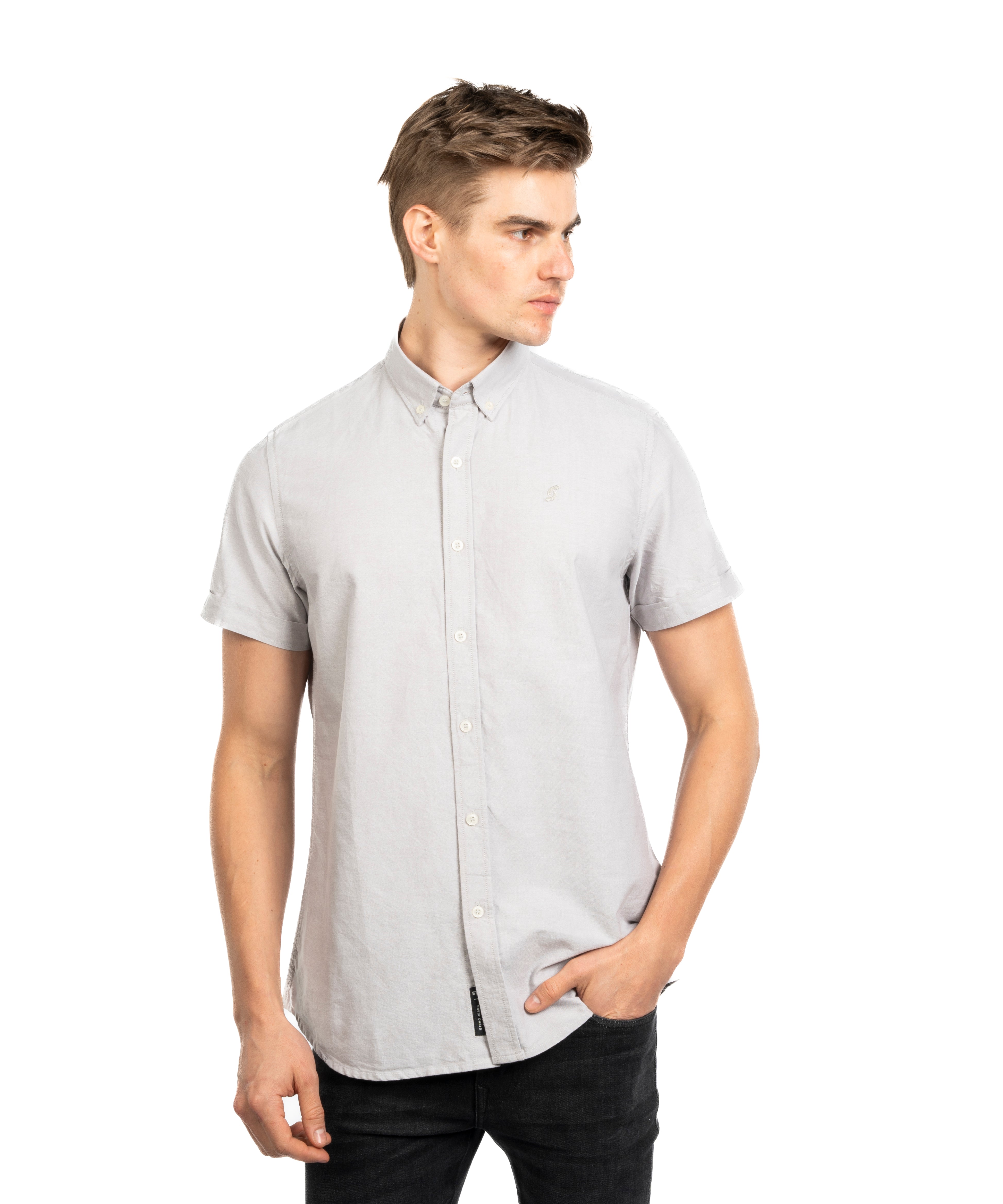 Half Sleeve Shirt - Men - Plain