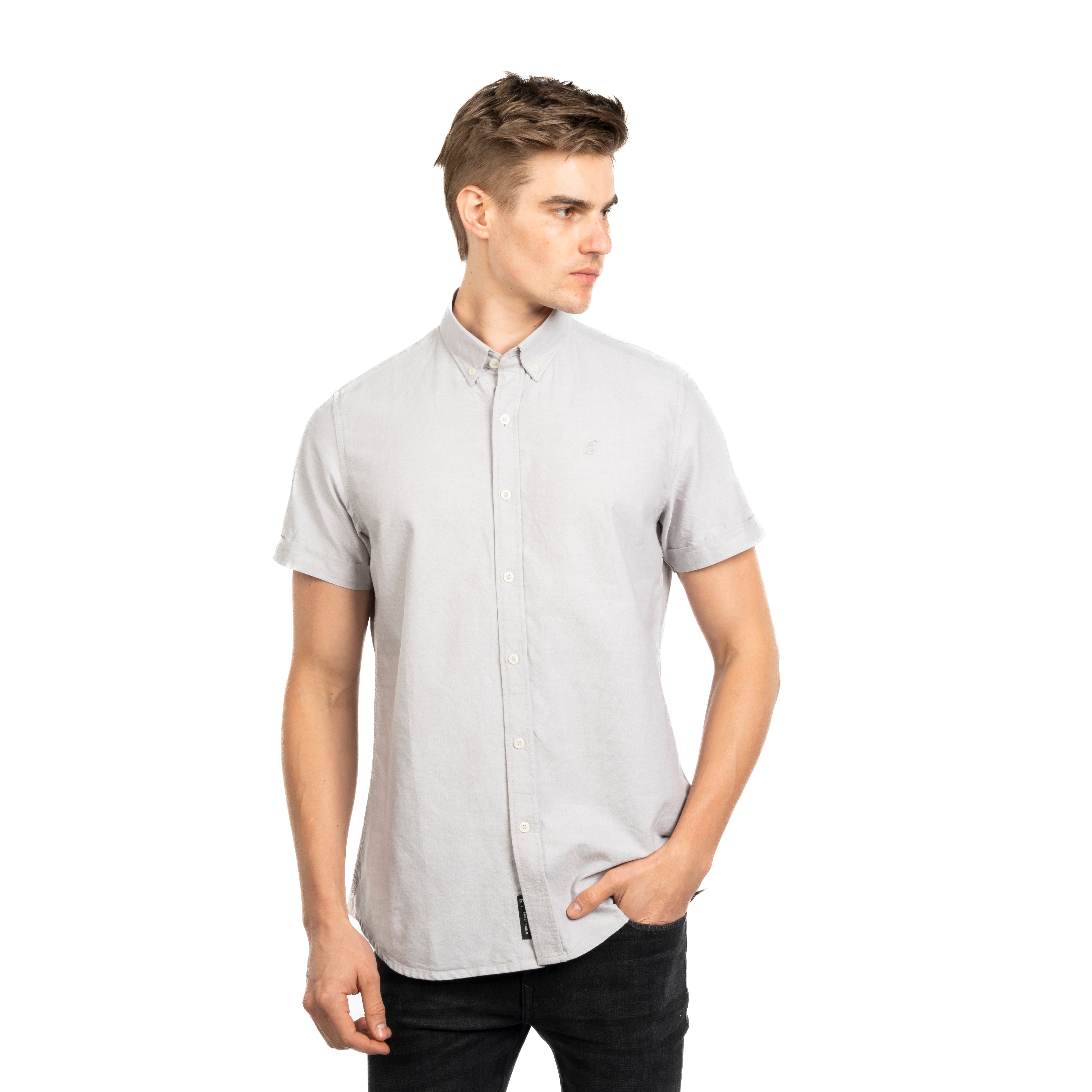 Half Sleeve Shirt - Men - Plain