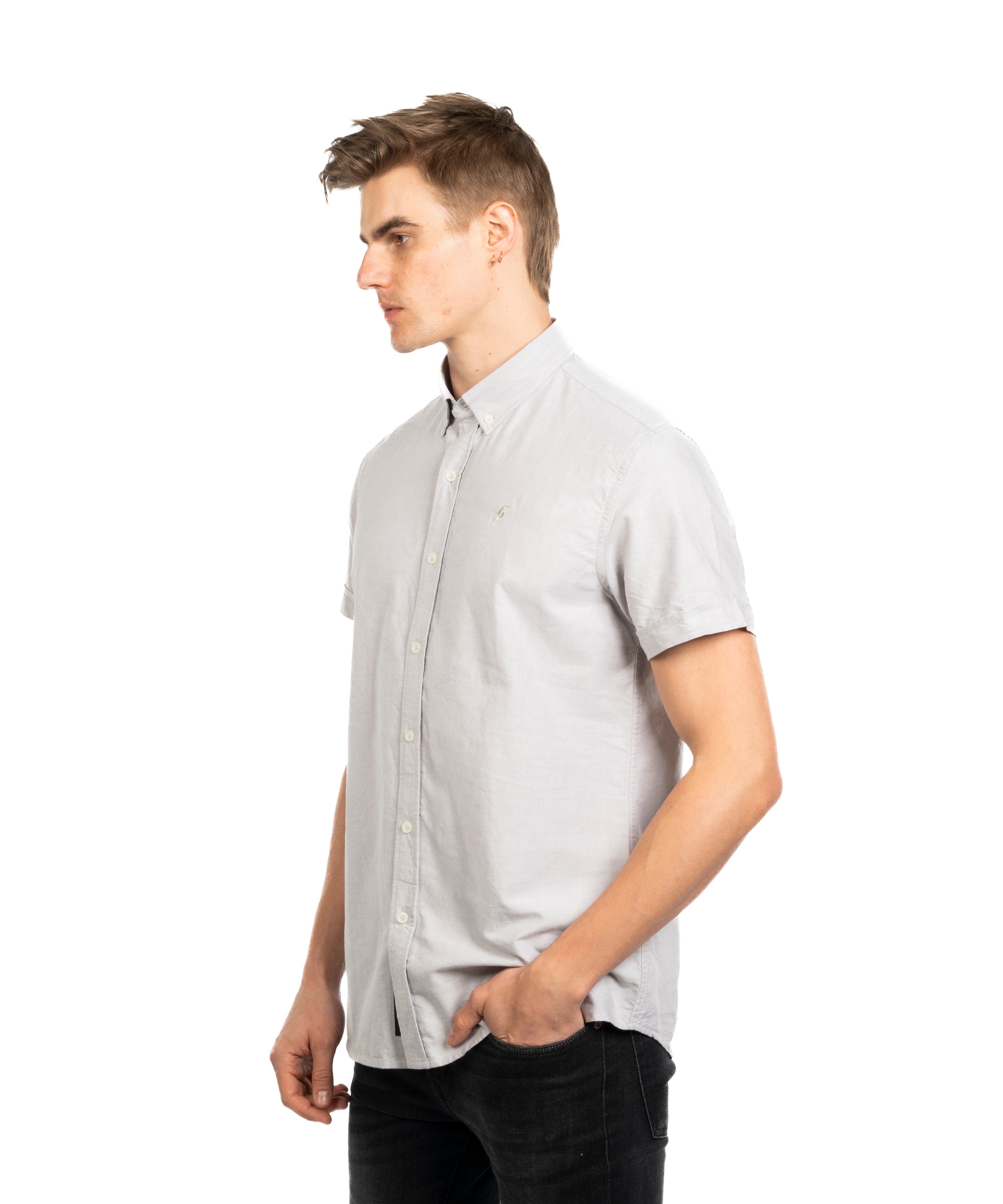 Half Sleeve Shirt - Men - Plain