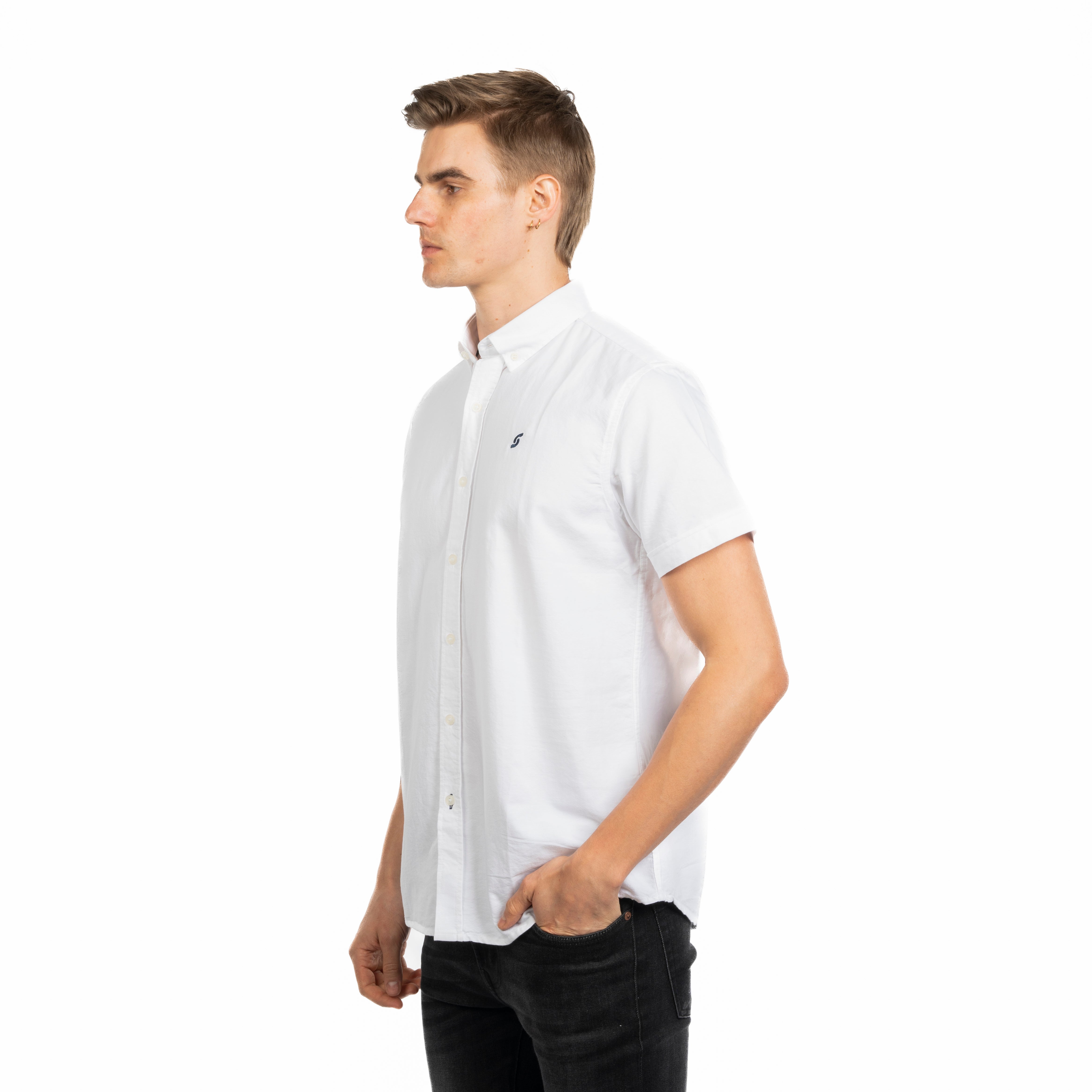 Half Sleeve Shirt - Men - Plain