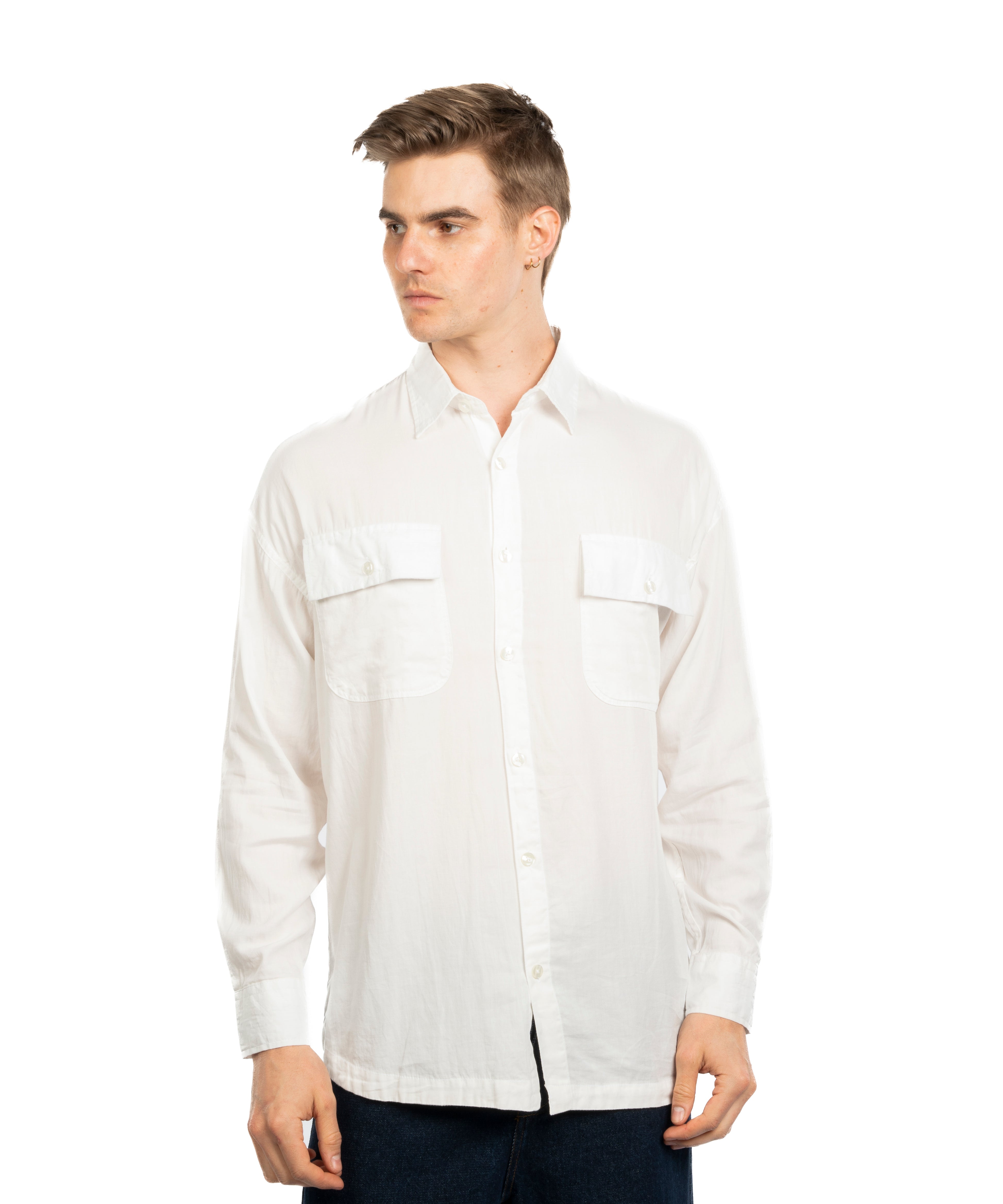 Long Sleeve Shirt - Men - Plain