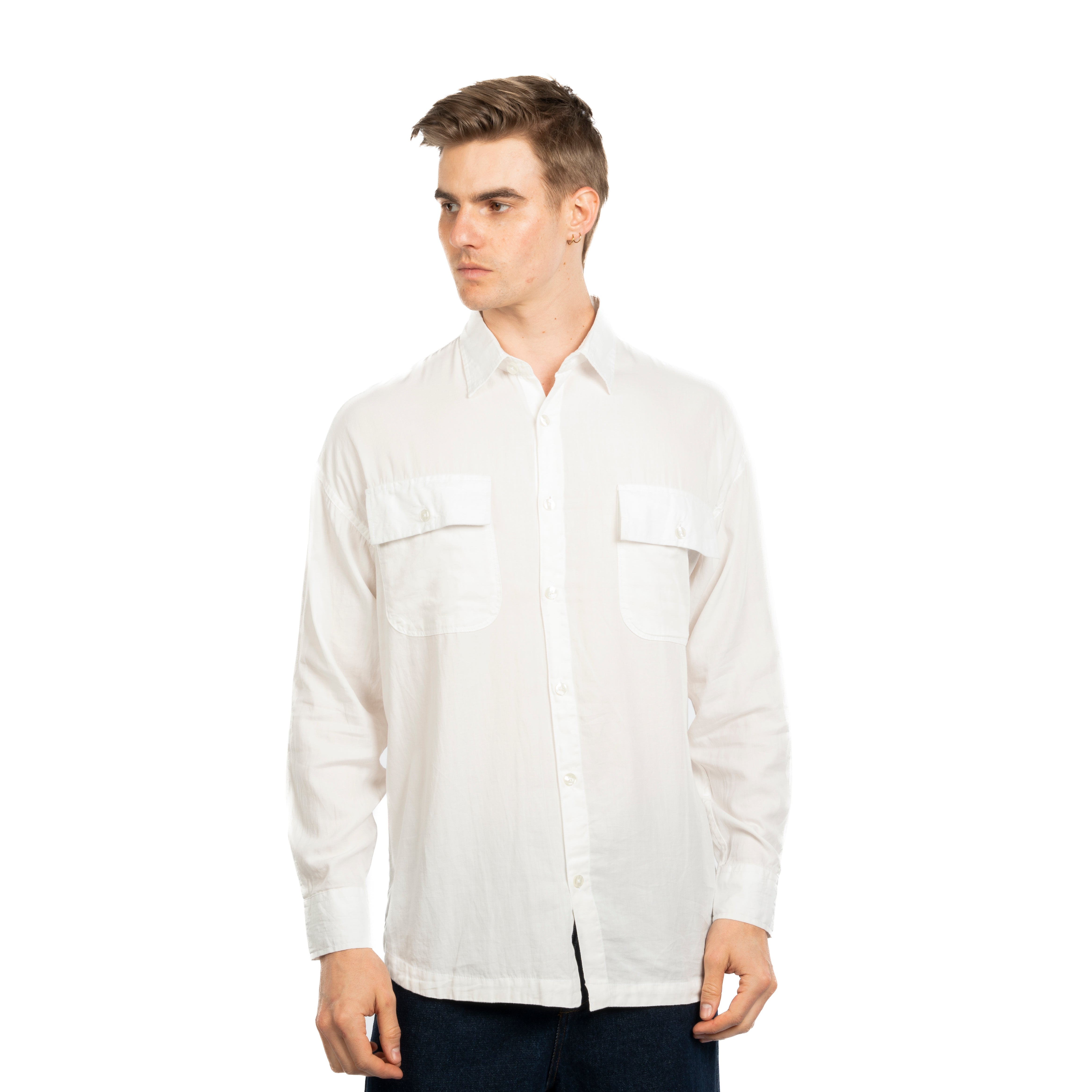 Long Sleeve Shirt - Men - Plain