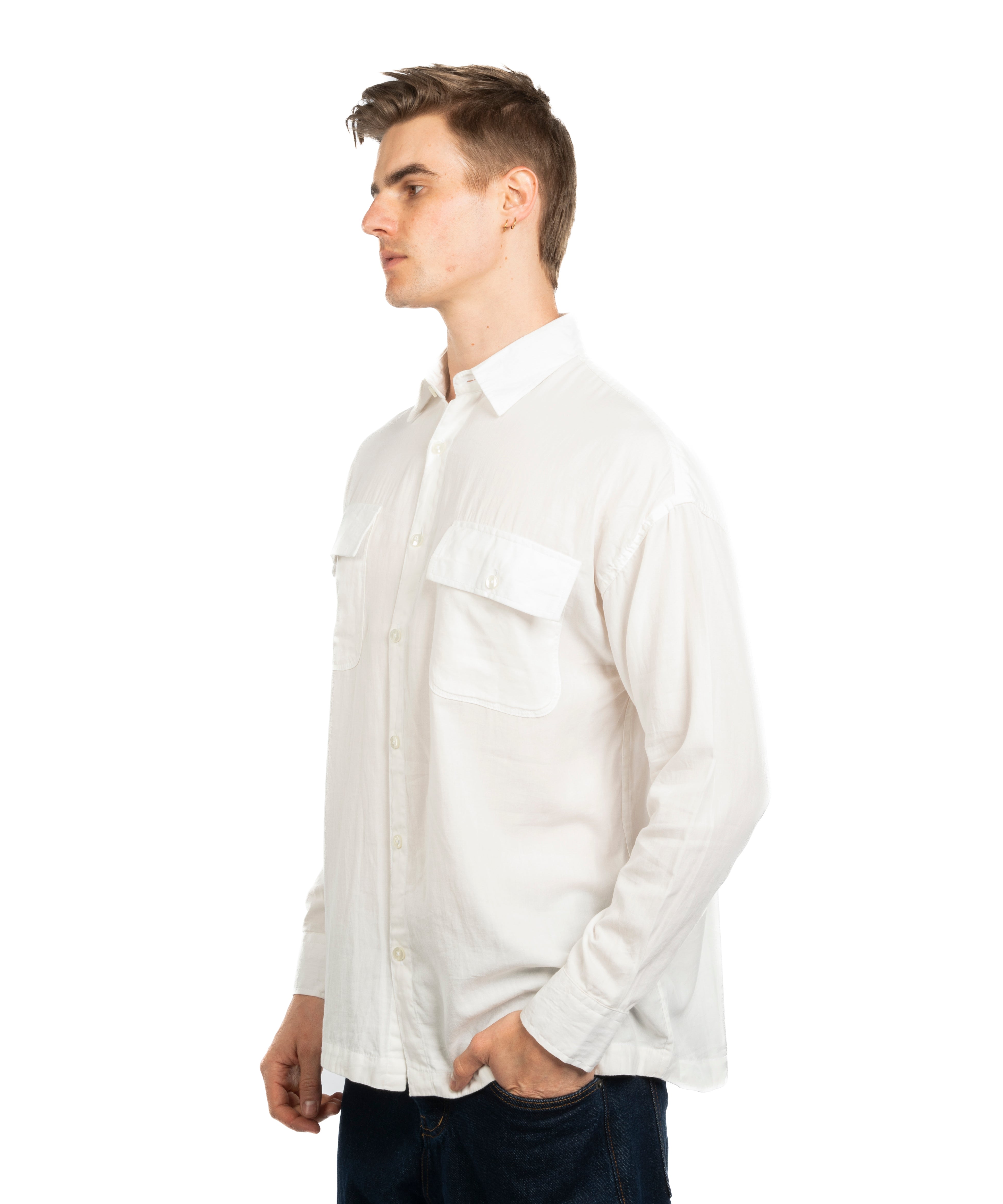 Long Sleeve Shirt - Men - Plain