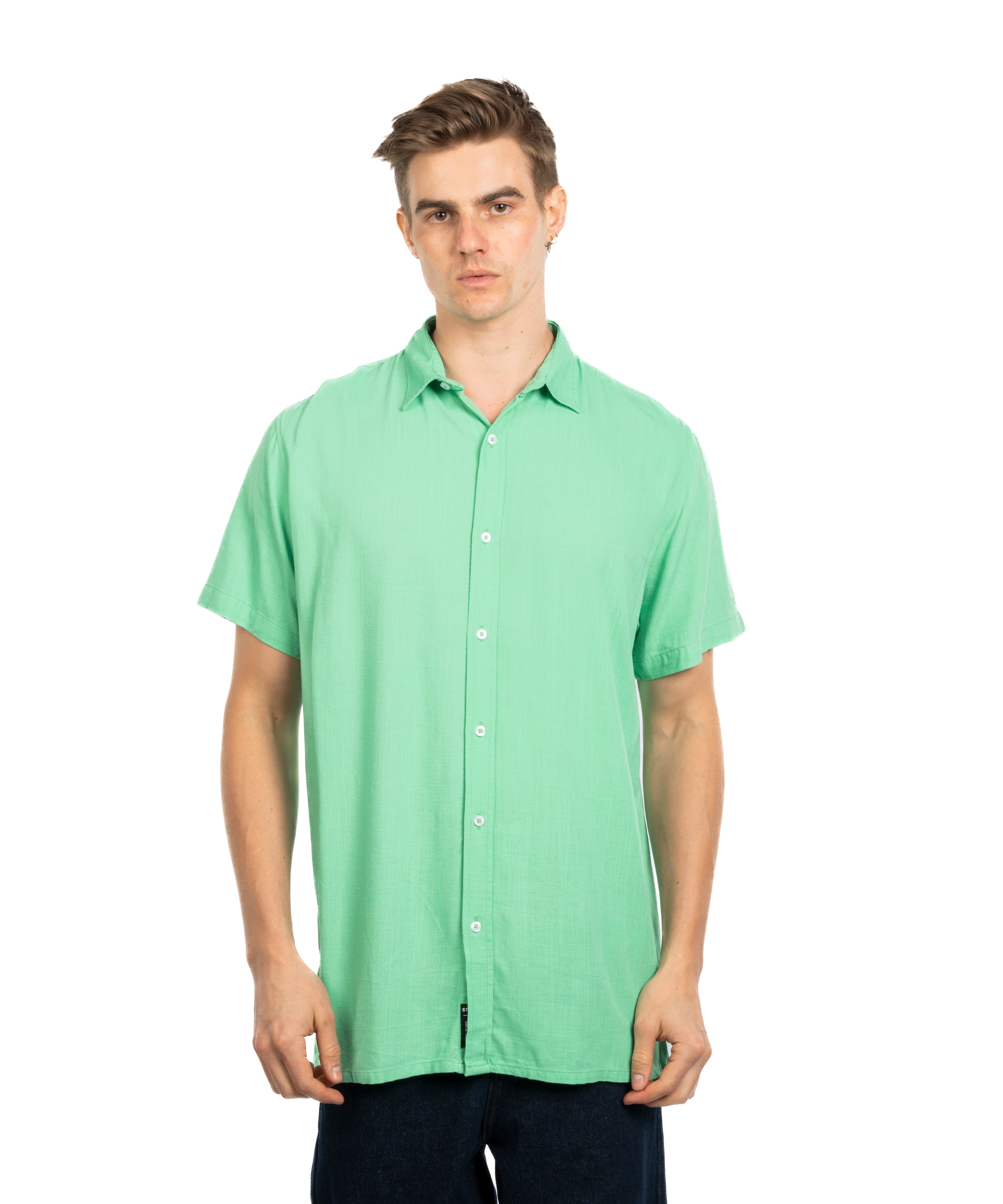 Half Sleeve Shirt - Men - Striped