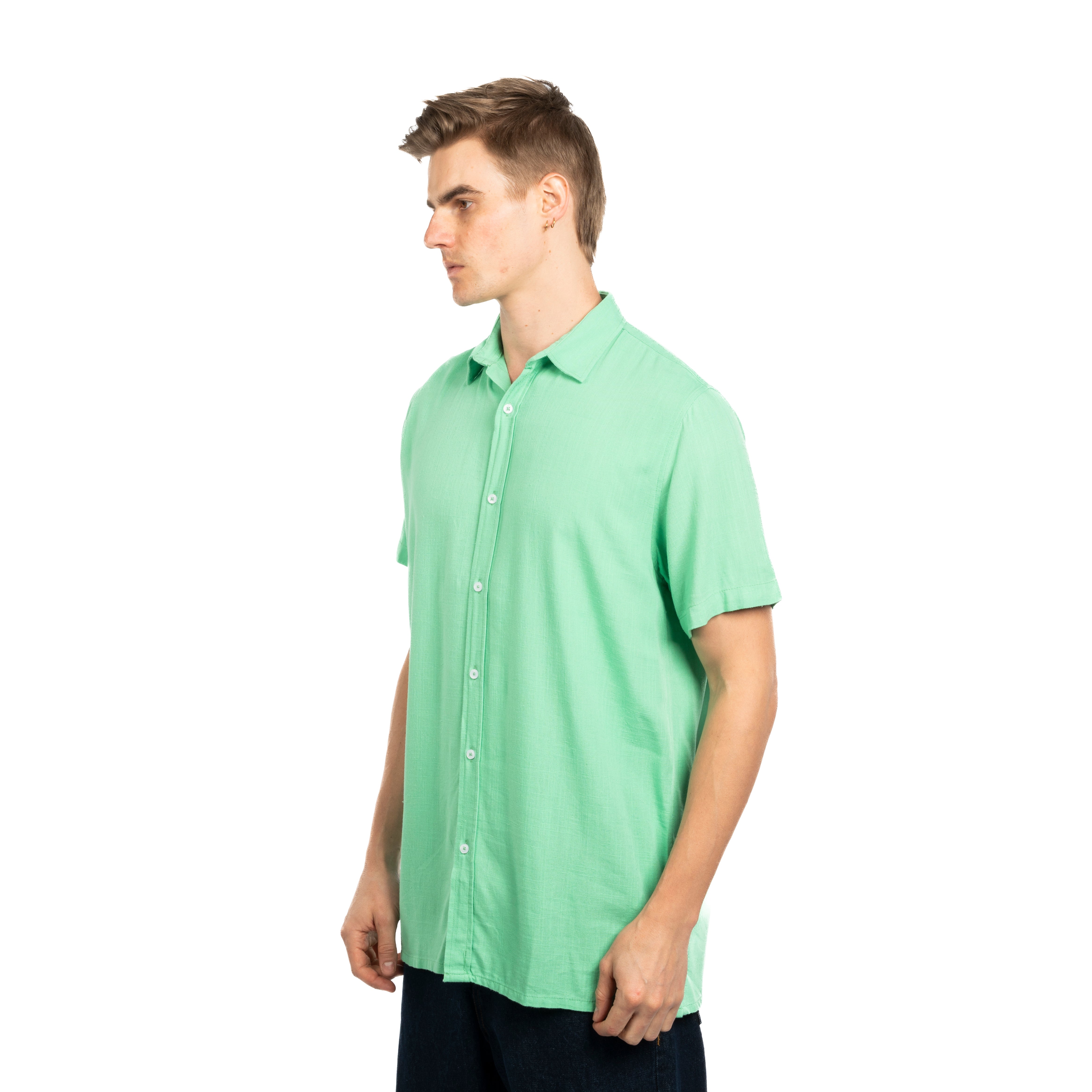 Half Sleeve Shirt - Men - Striped