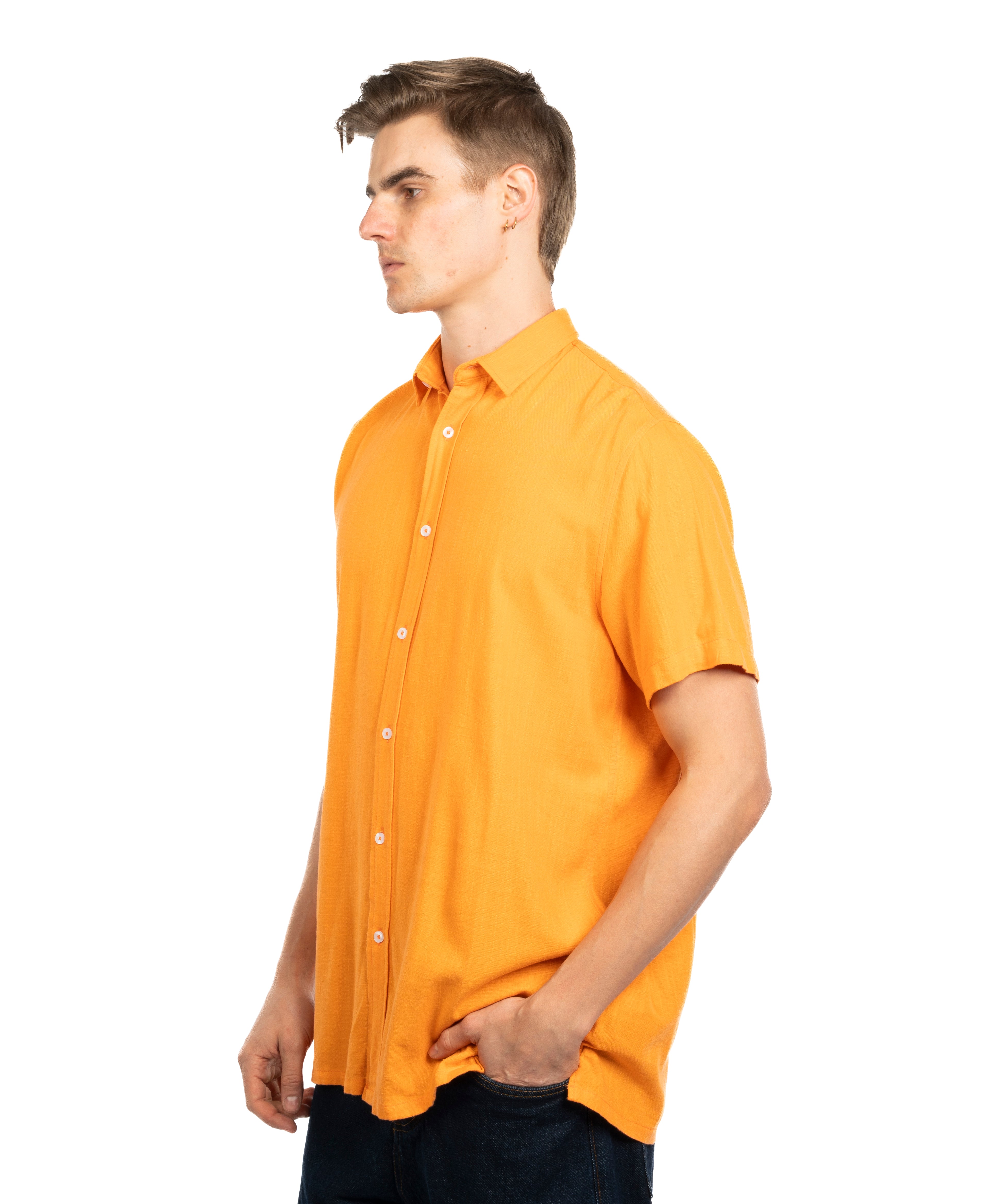 Half Sleeve Shirt - Men - Striped