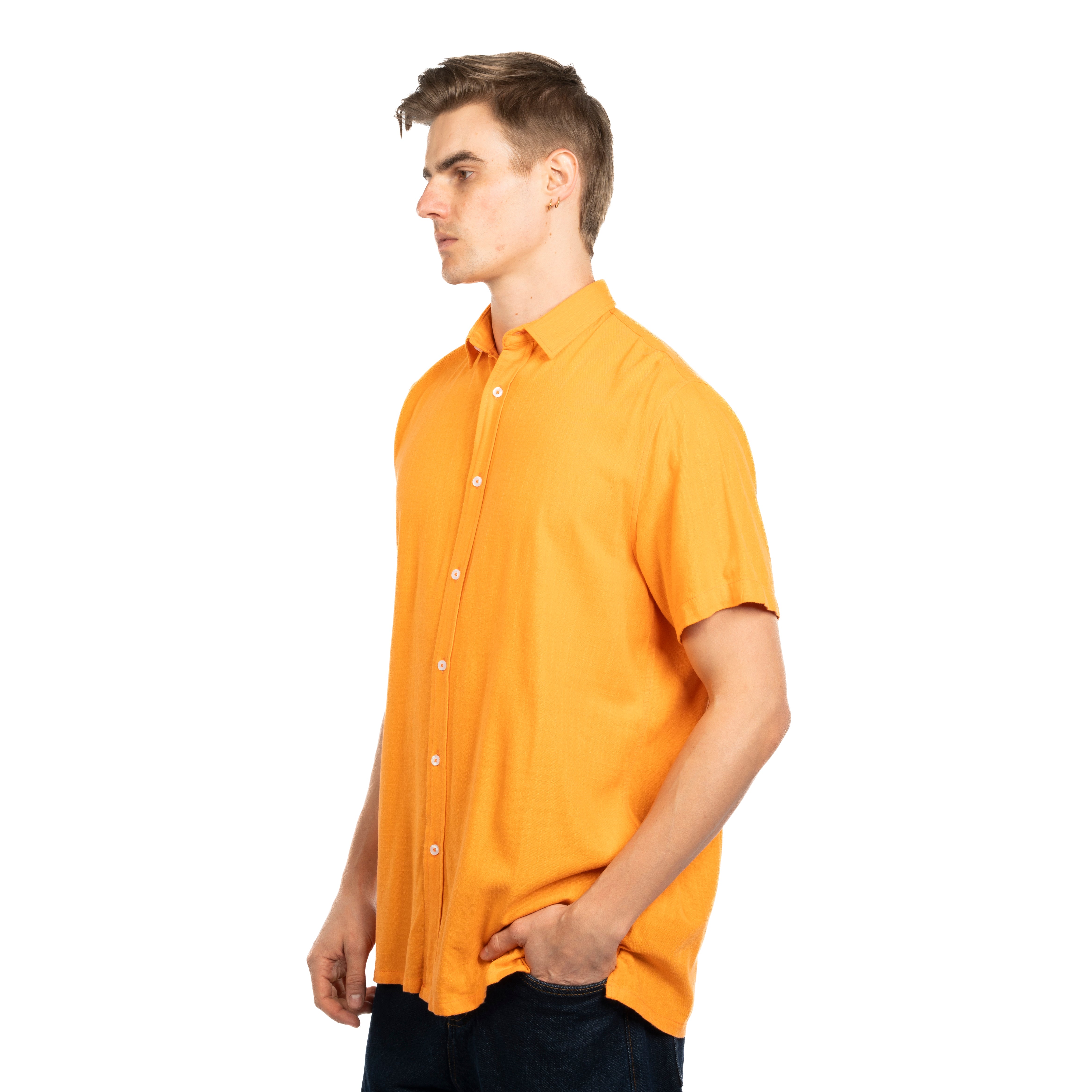 Half Sleeve Shirt - Men - Striped