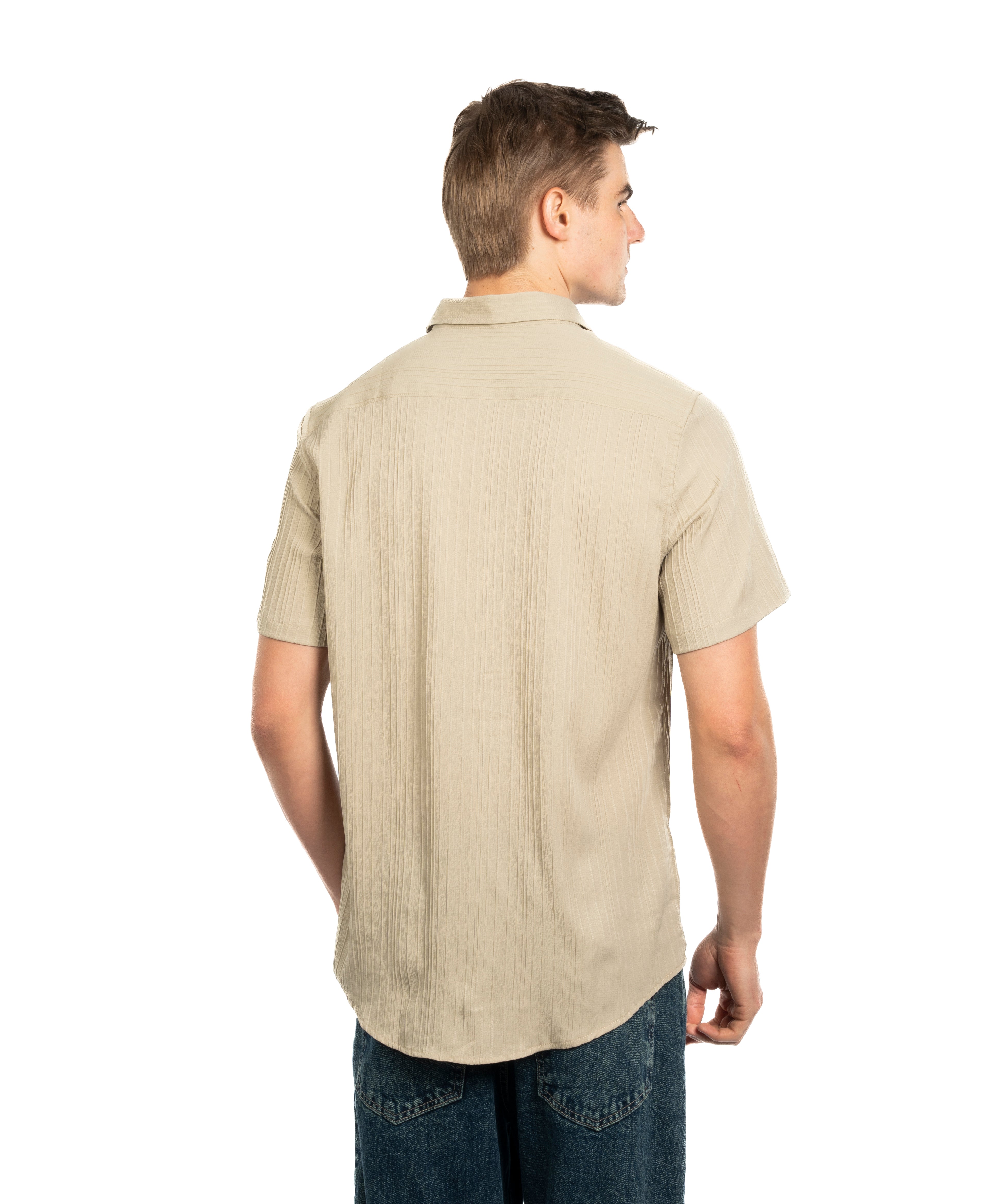 Half Sleeve Shirt - Men - Plain