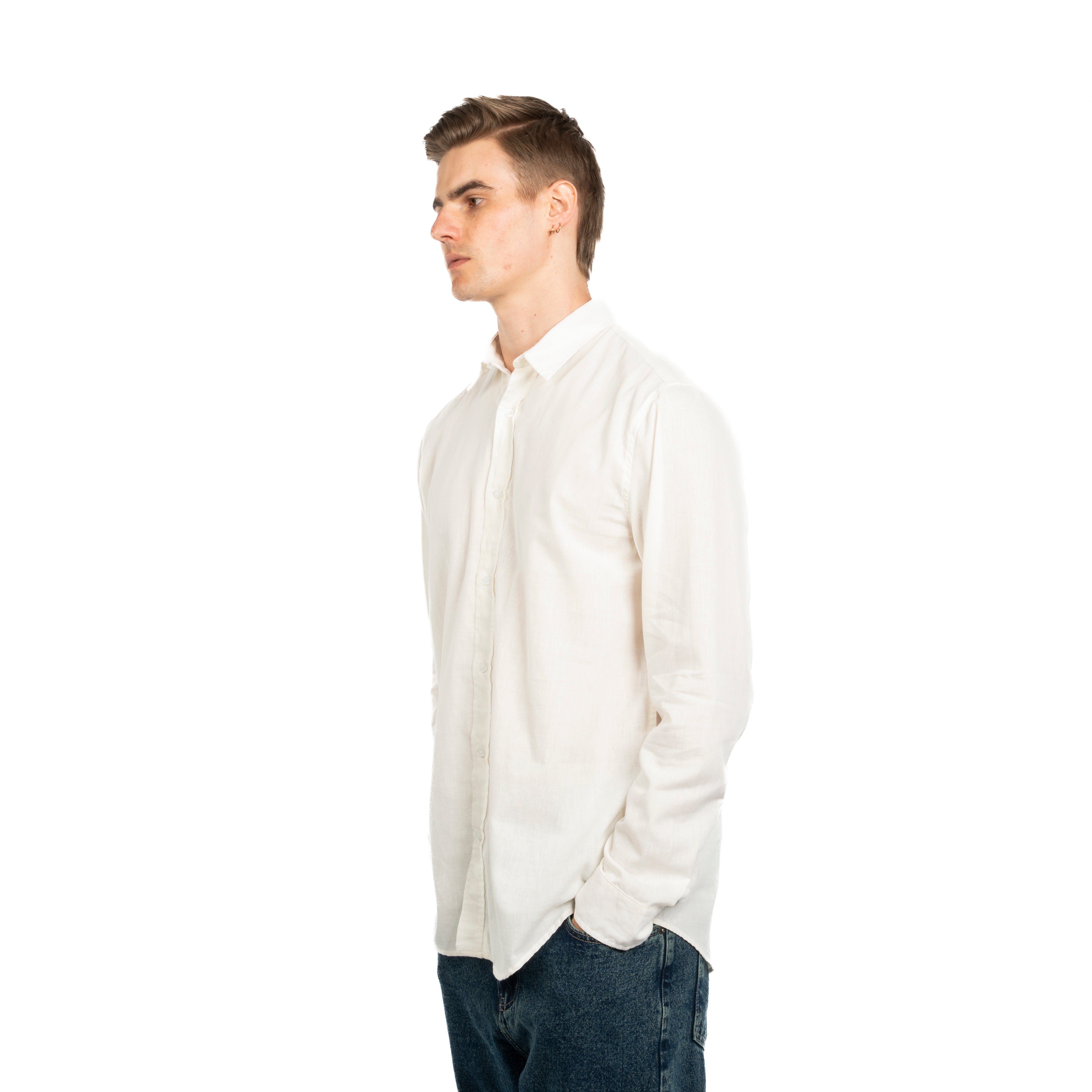 Long Sleeve Shirt - Men - Plain