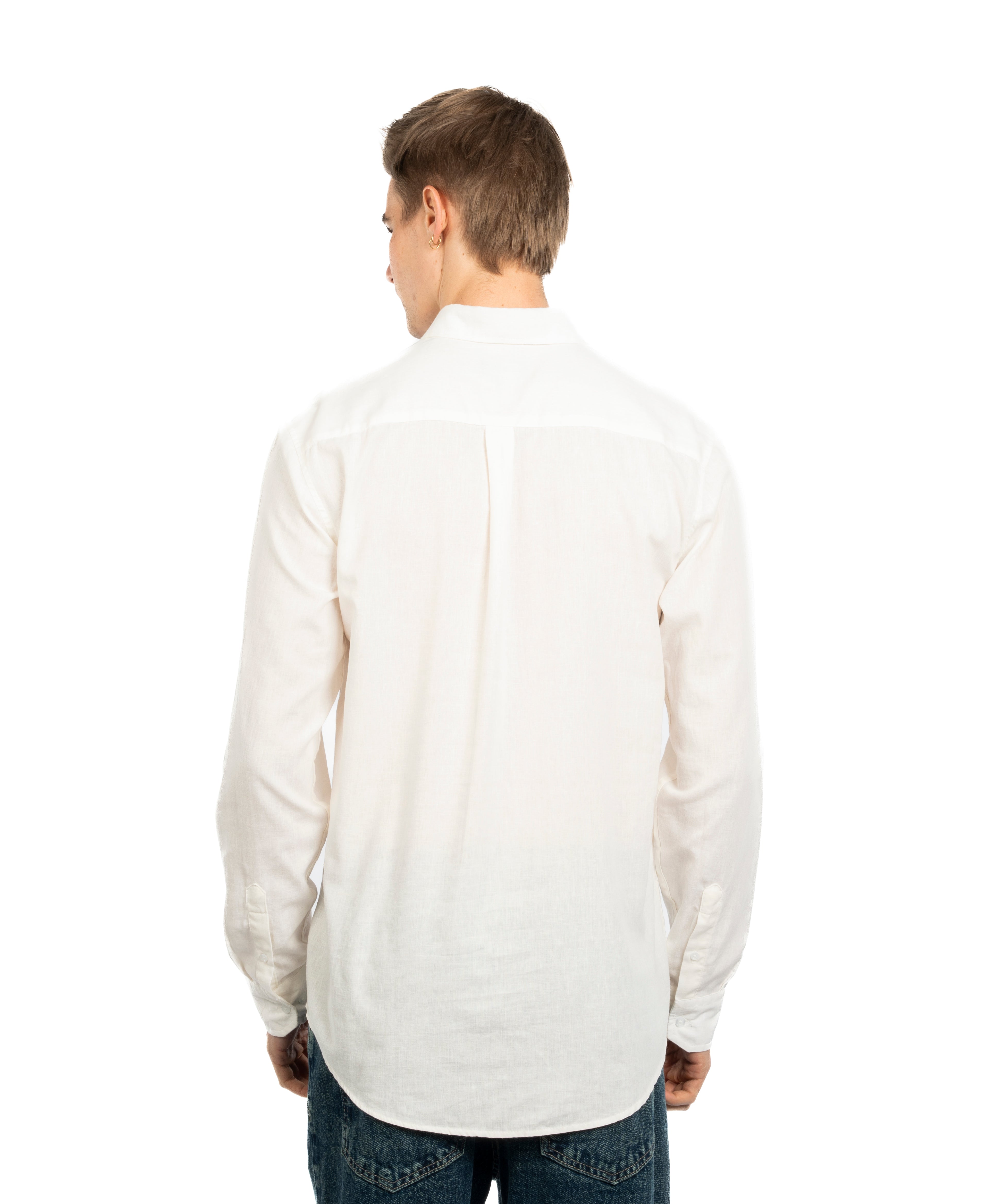 Long Sleeve Shirt - Men - Plain