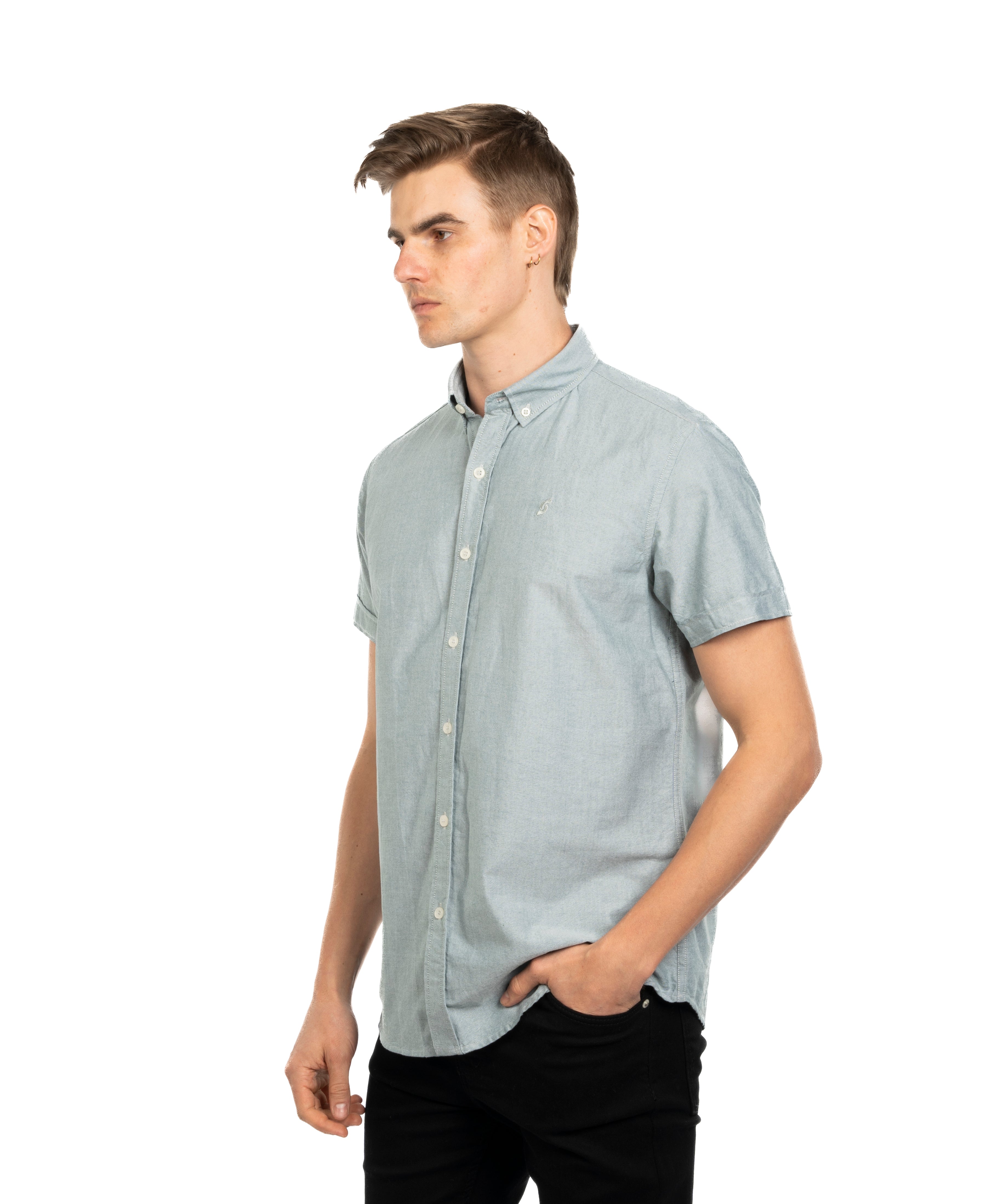Half Sleeve Shirt - Men - Plain