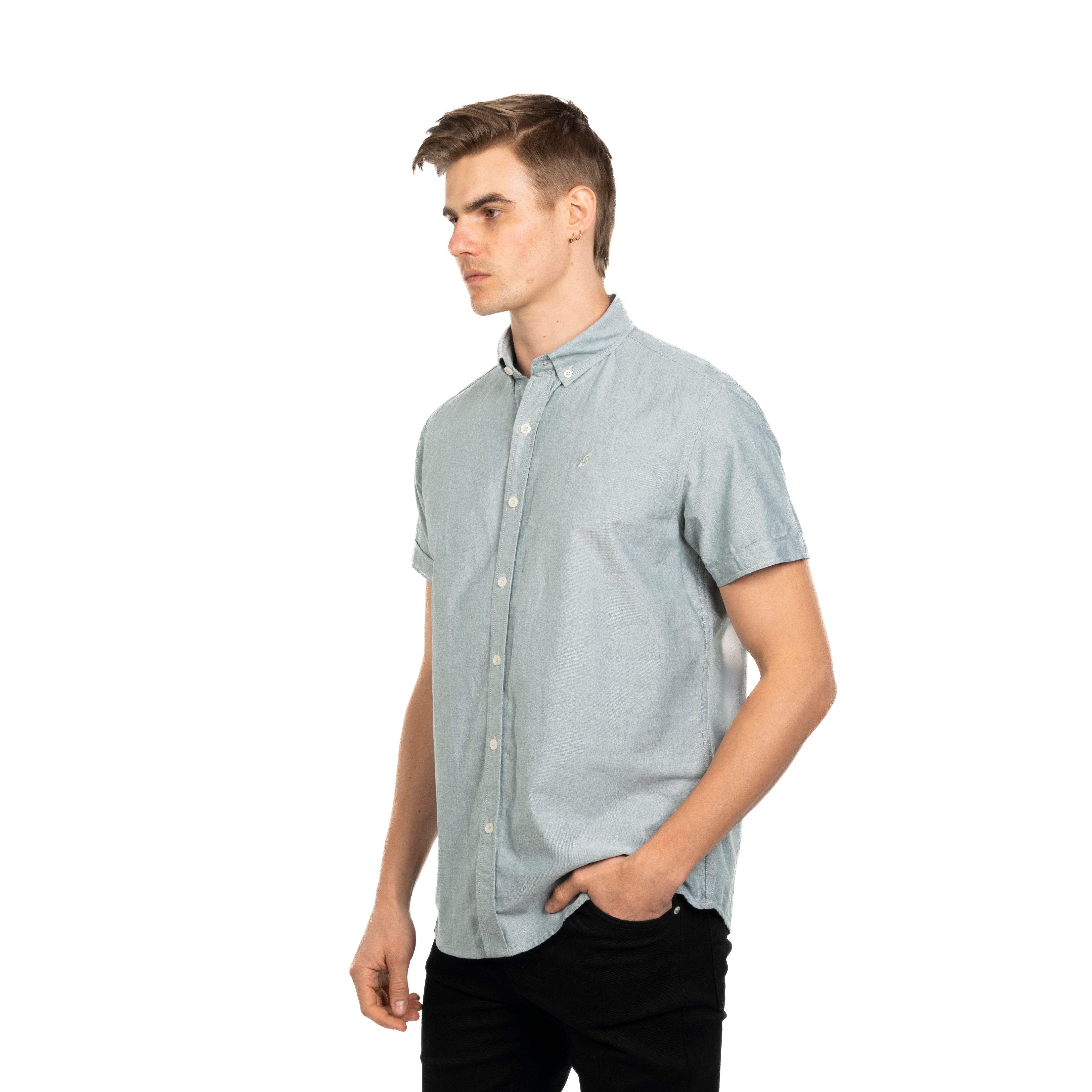 Half Sleeve Shirt - Men - Plain
