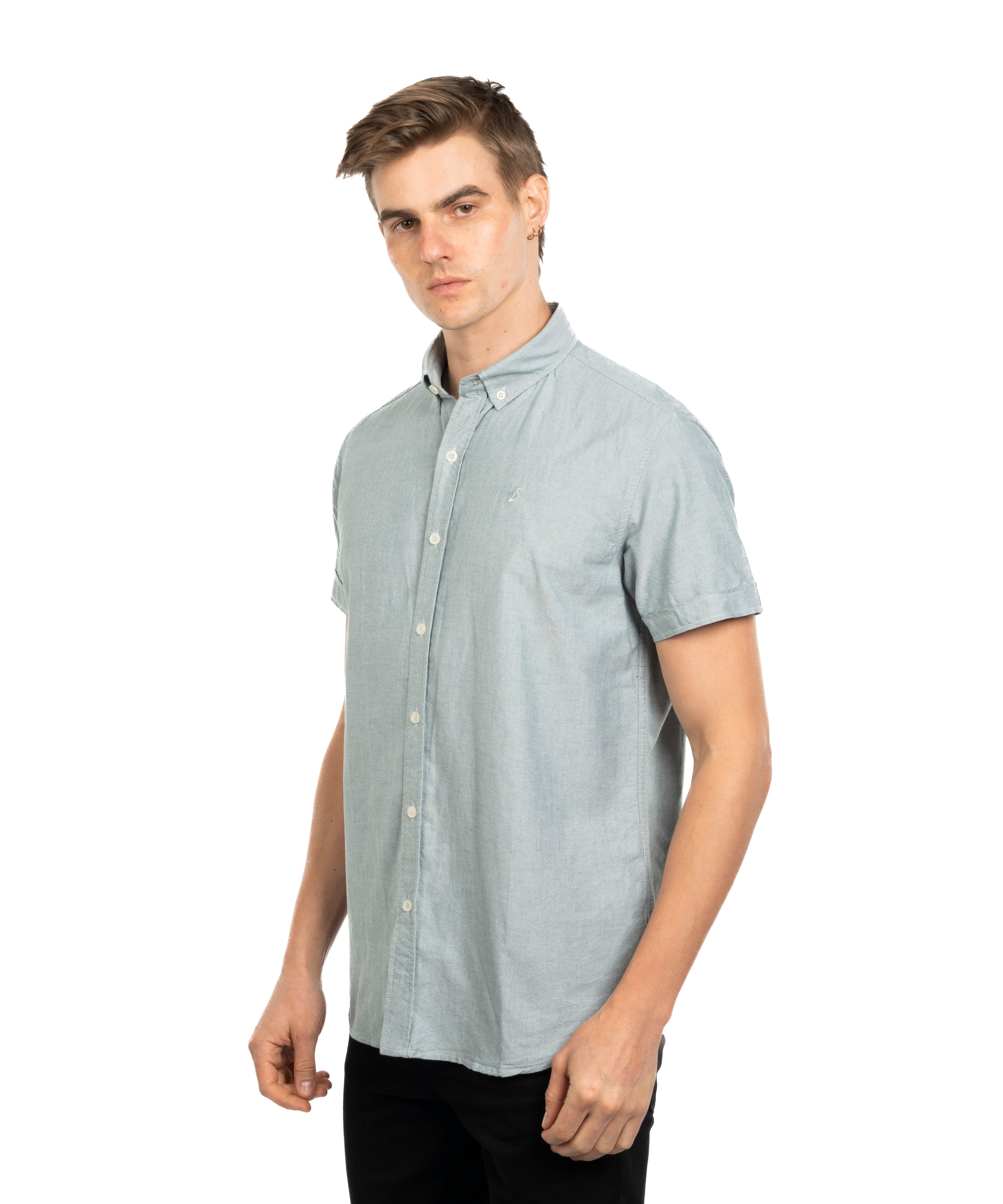 Half Sleeve Shirt - Men - Plain