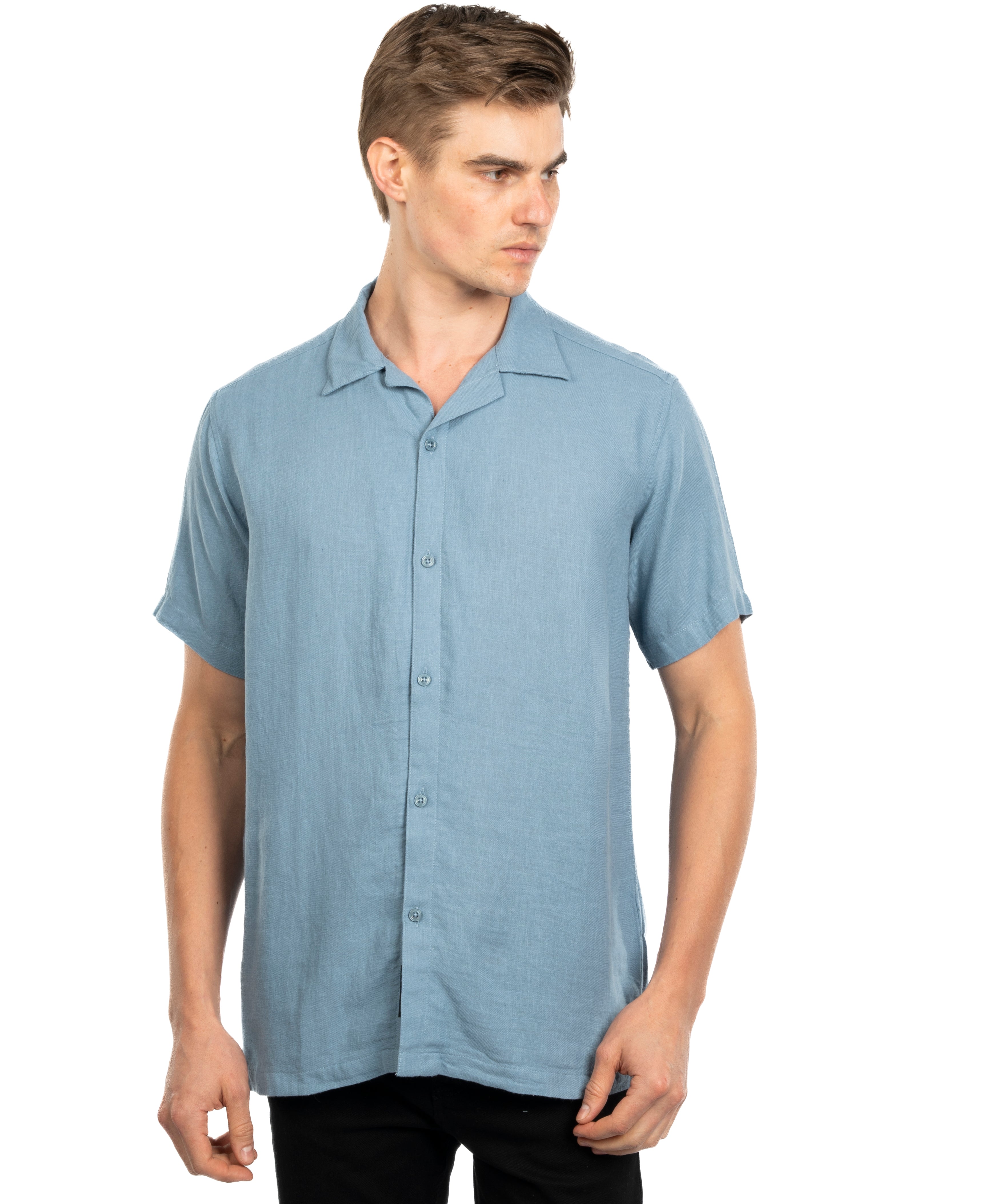 Half Sleeve Shirt - Men - Plain