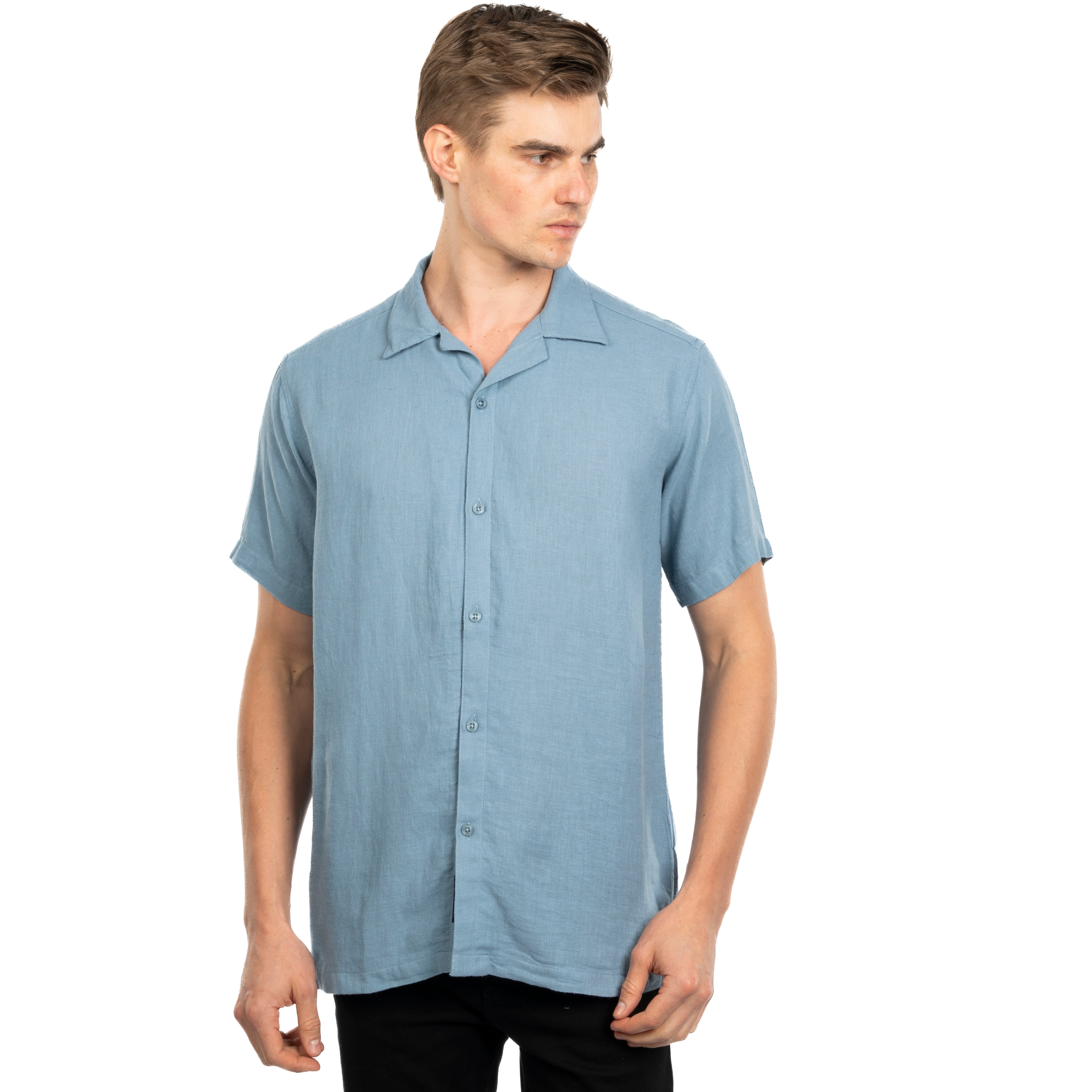 Half Sleeve Shirt - Men - Plain