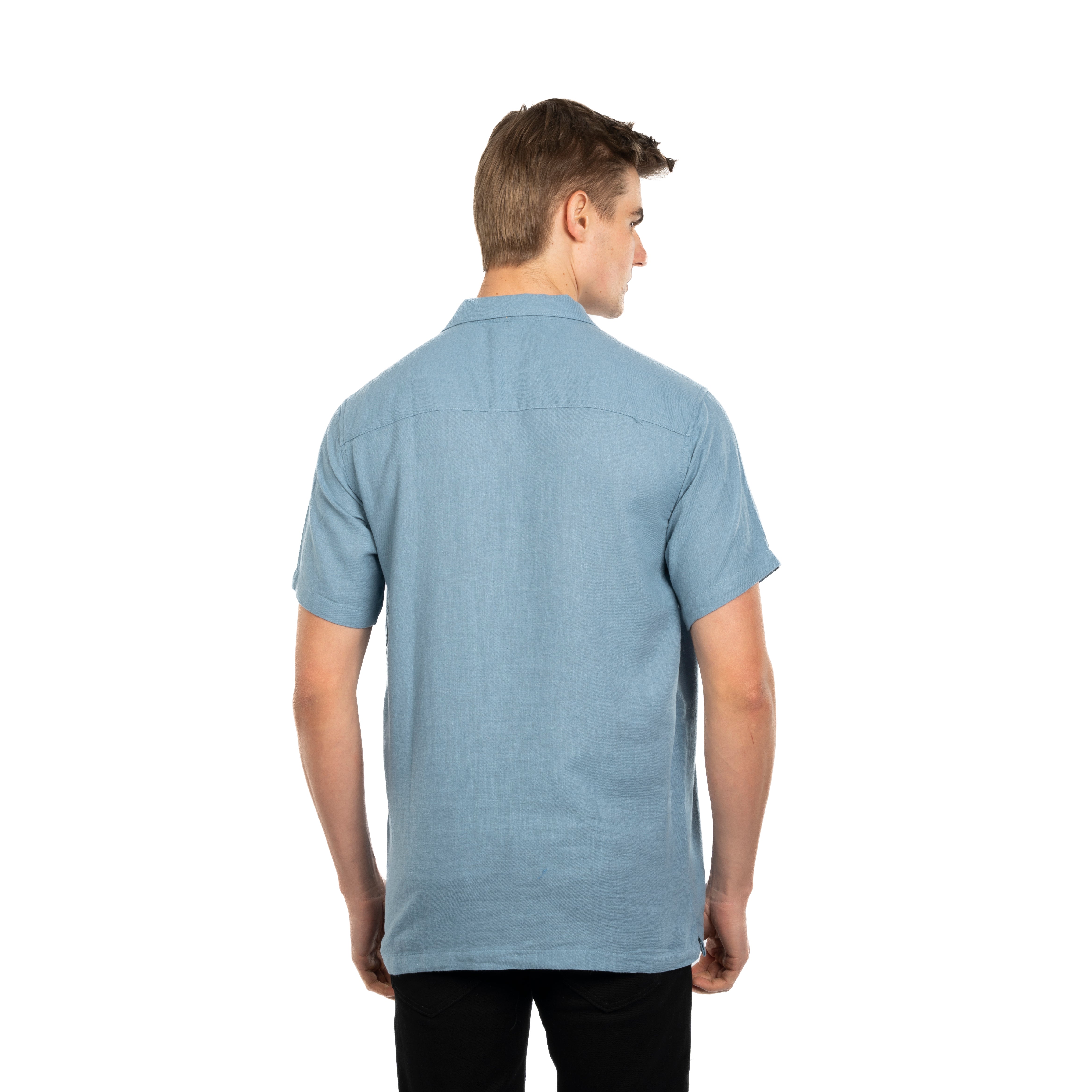 Half Sleeve Shirt - Men - Plain