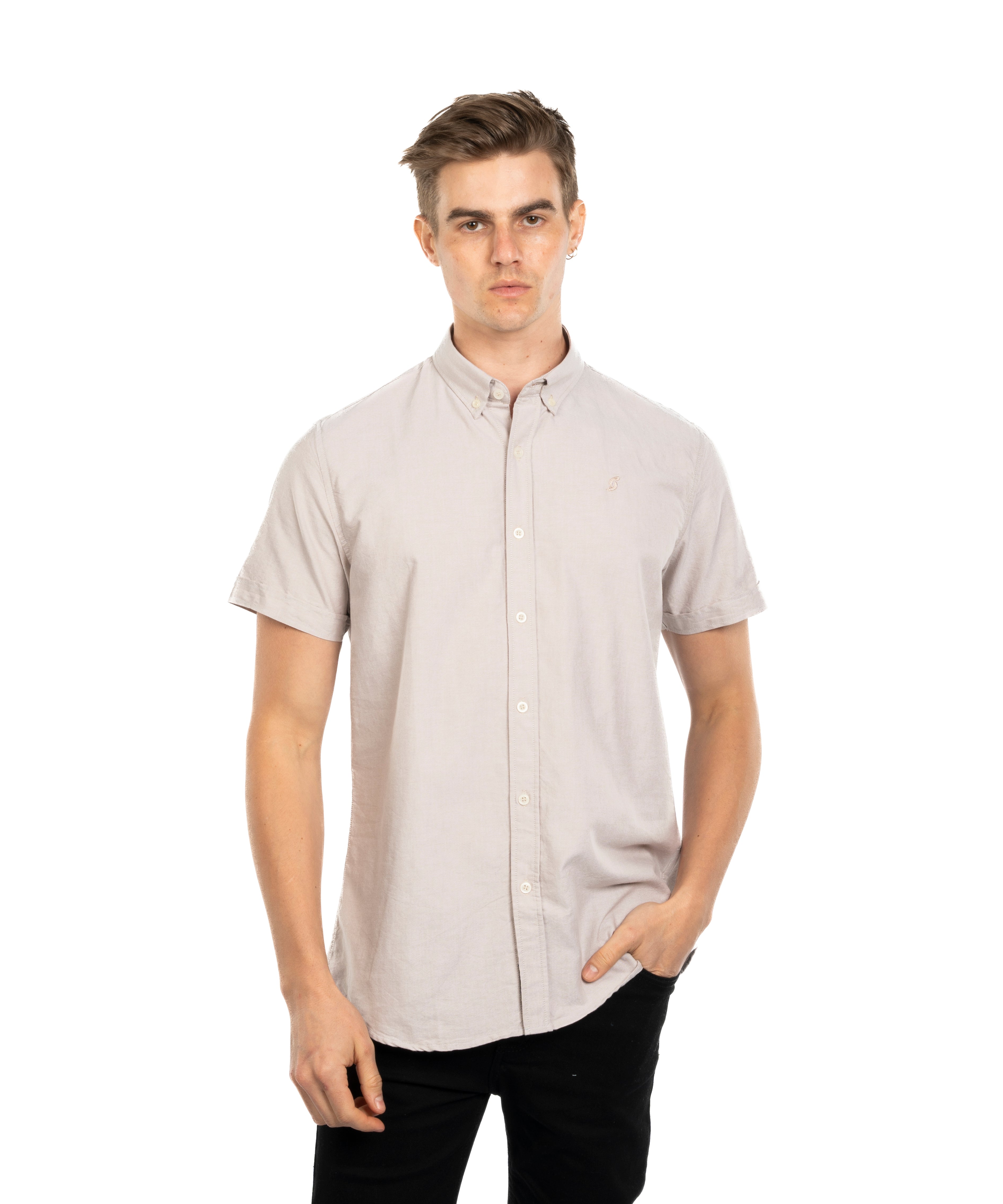 Half Sleeve Shirt - Men - Plain