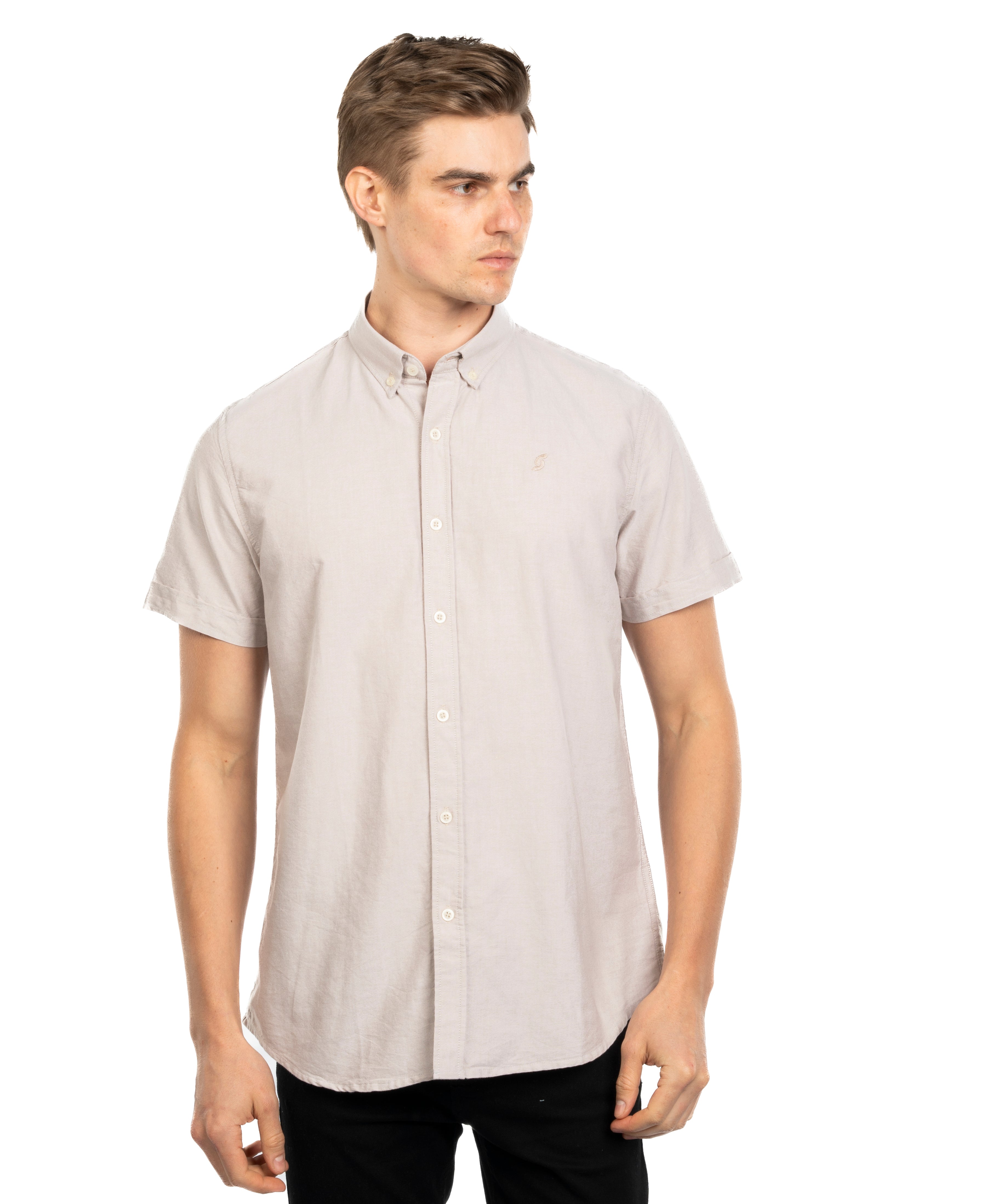 Half Sleeve Shirt - Men - Plain