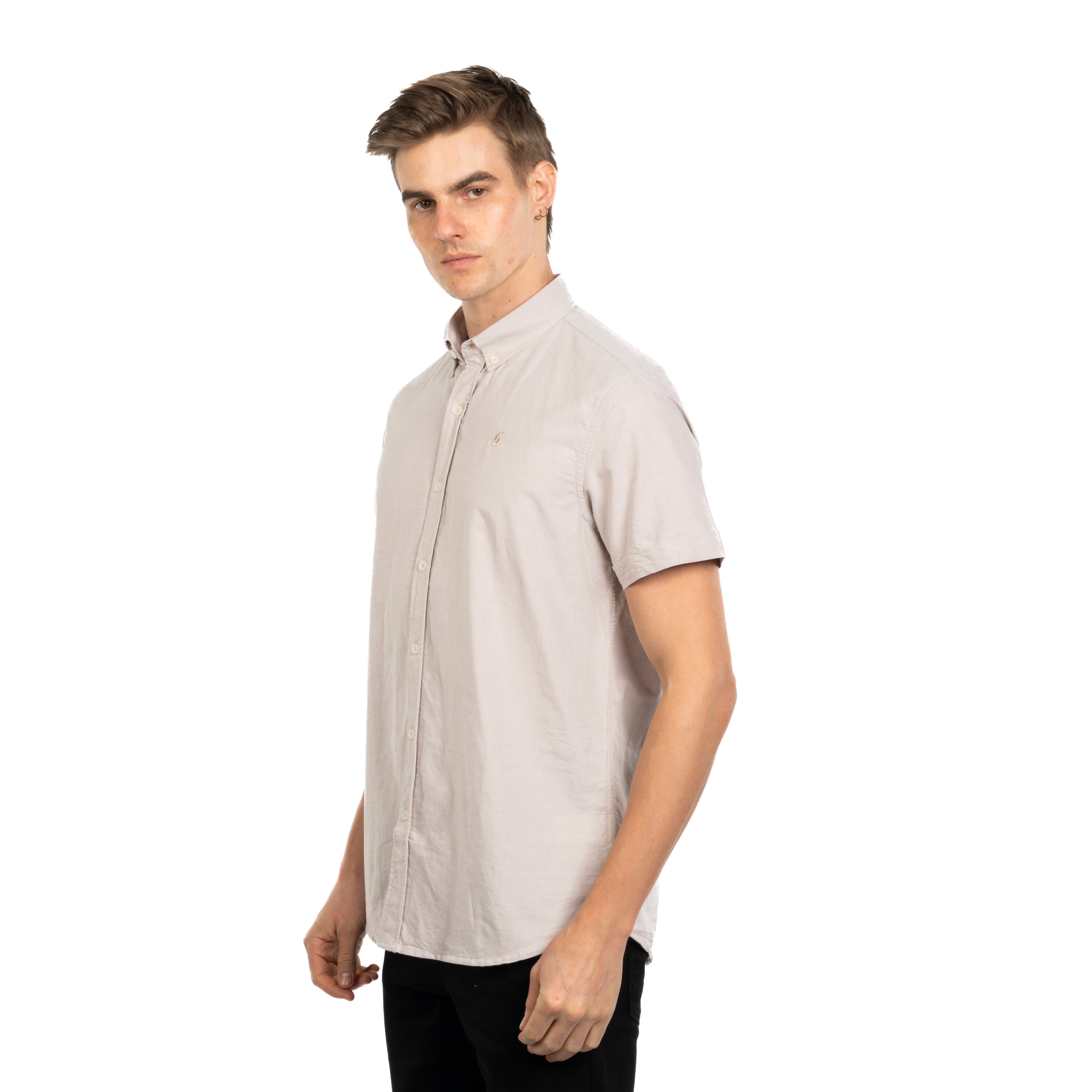 Half Sleeve Shirt - Men - Plain