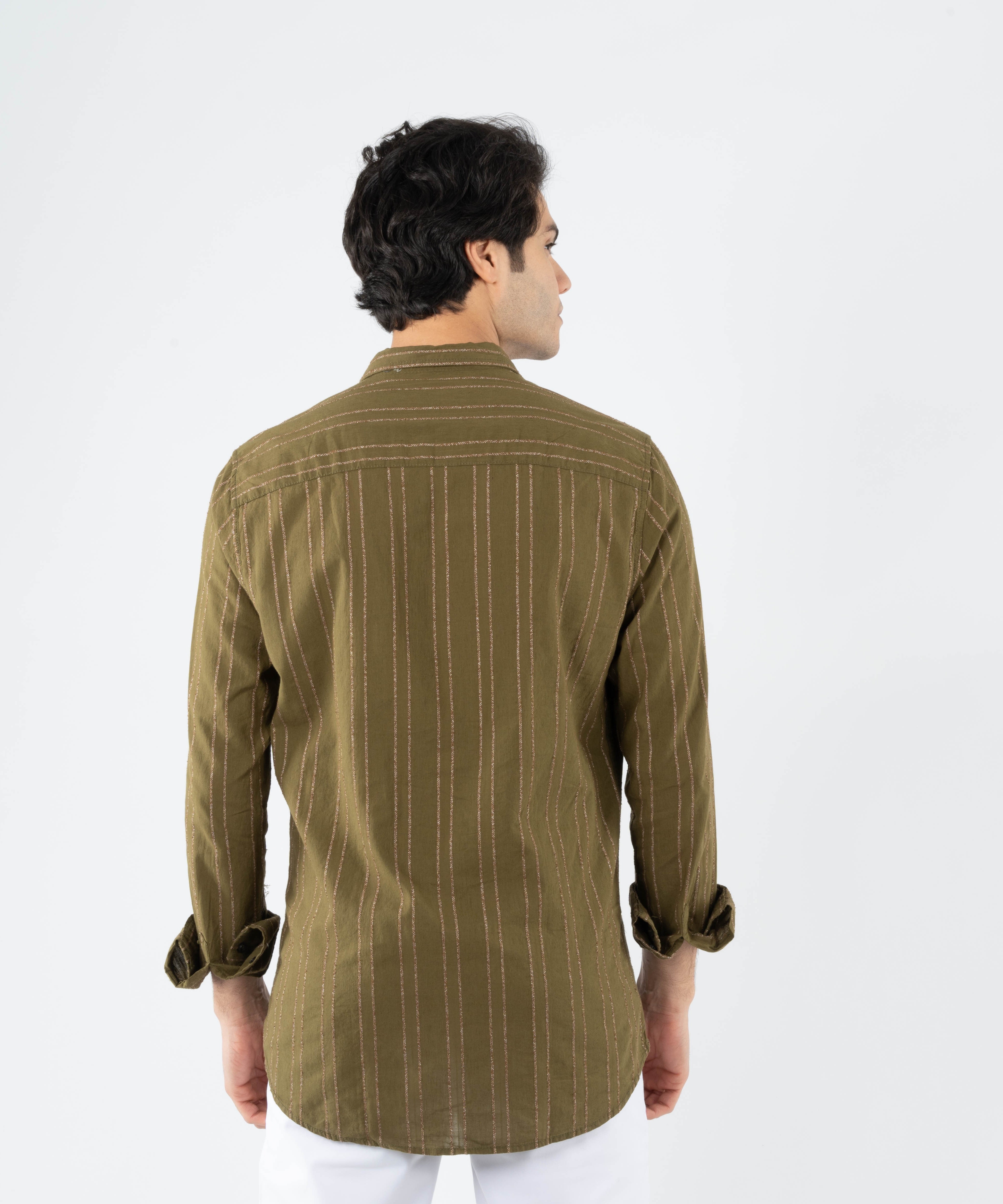 Long Sleeve Shirt - Men - Striped