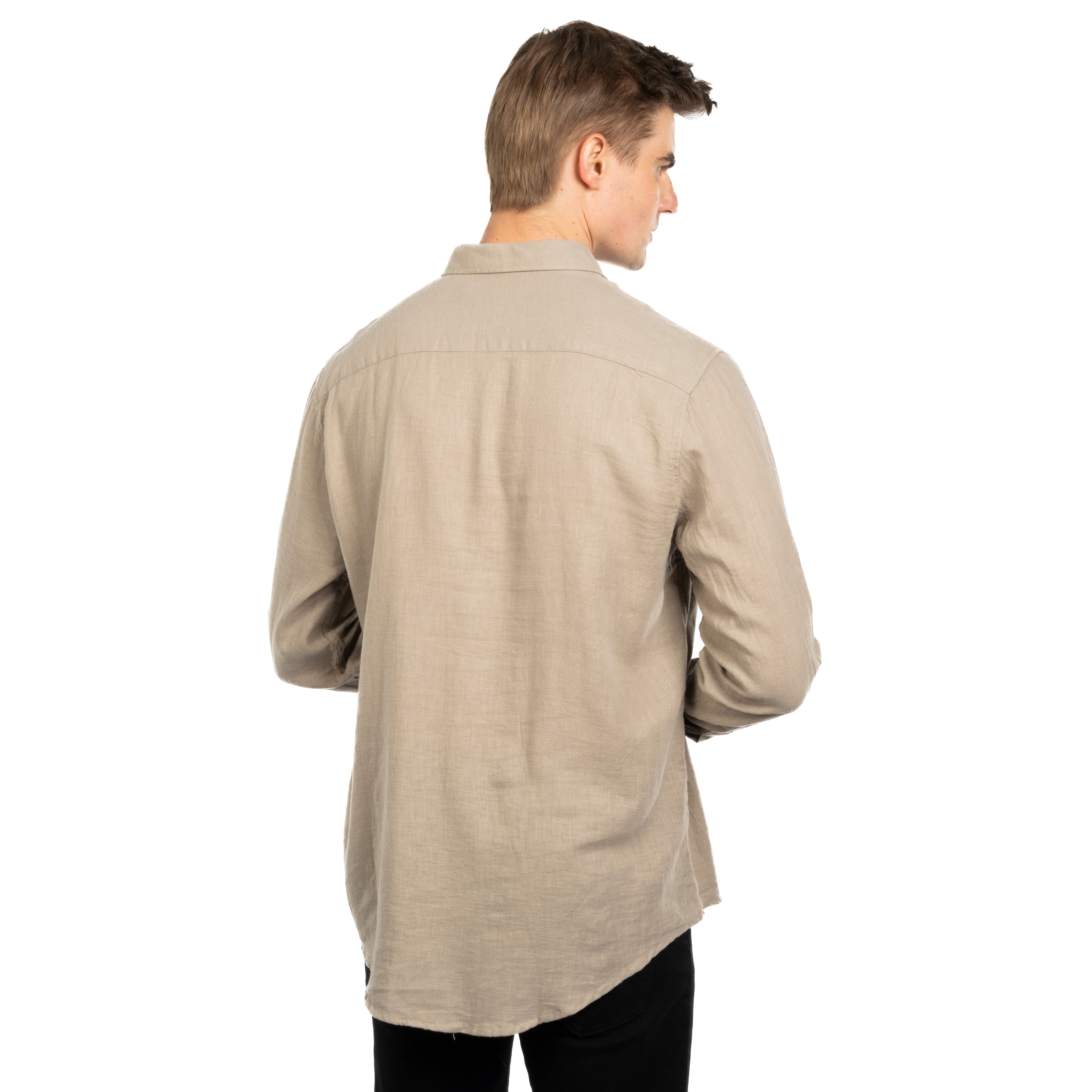 Long Sleeve Shirt - Men - Plain