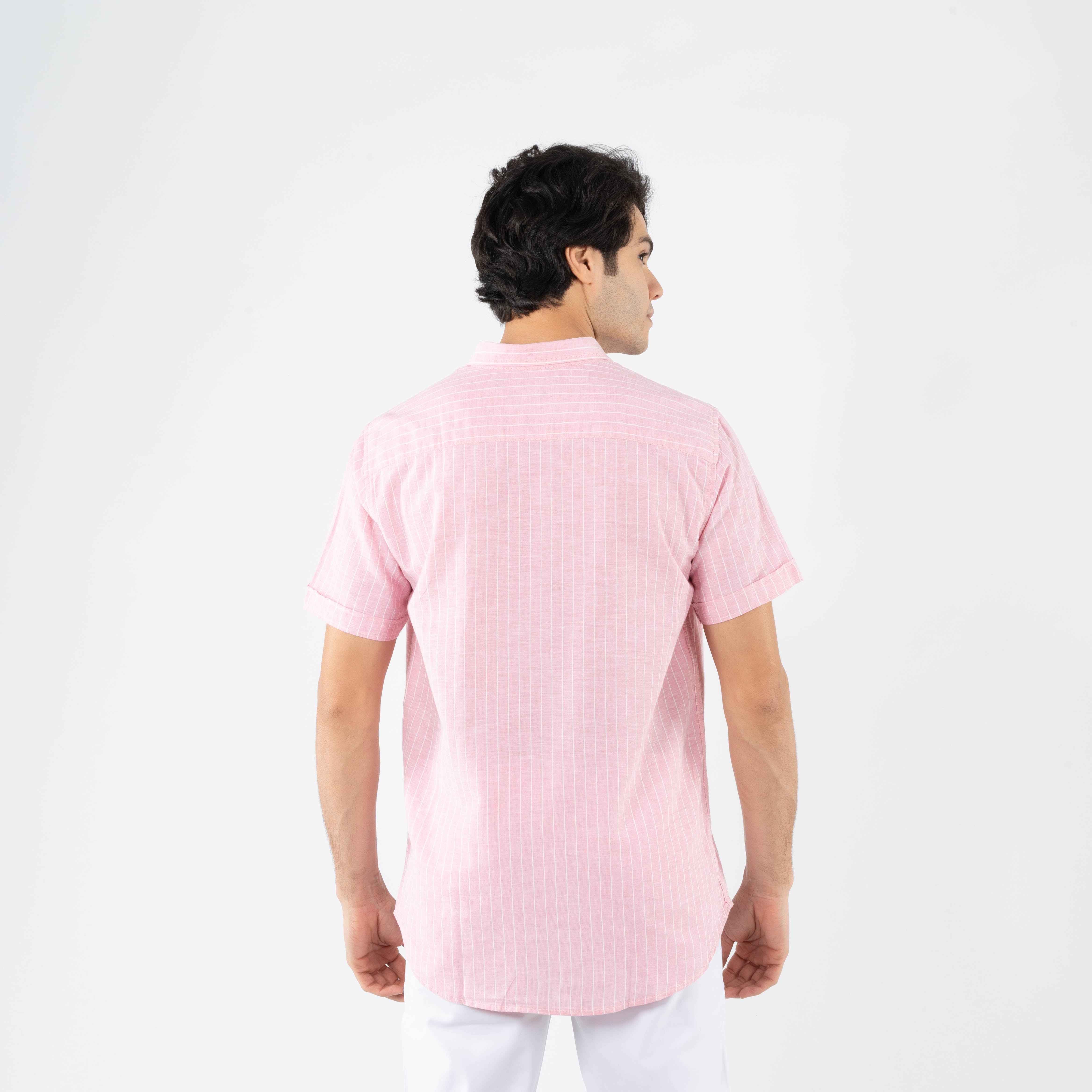 Half Sleeve Shirt - Men - Striped