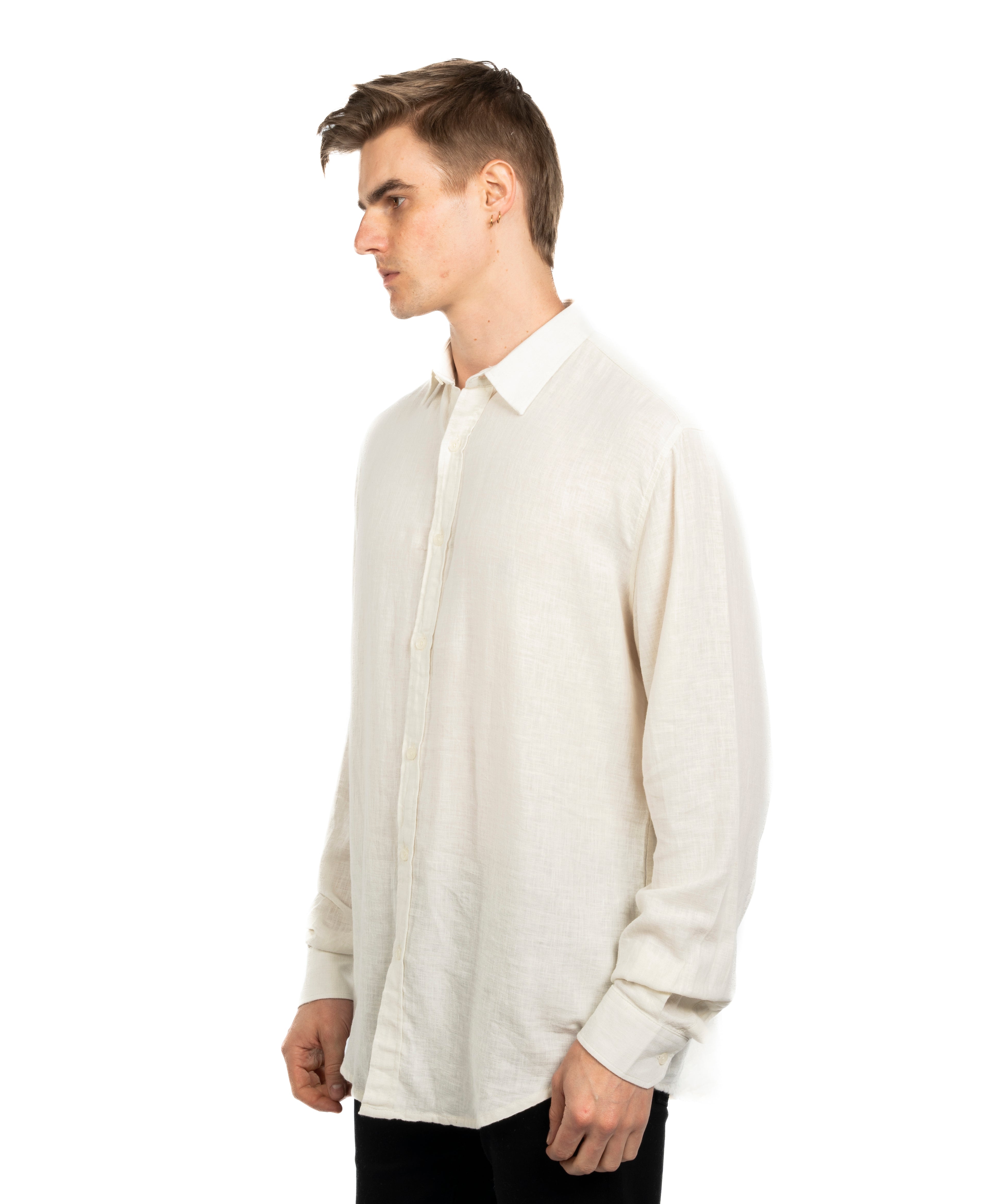 Long Sleeve Shirt - Men - Plain