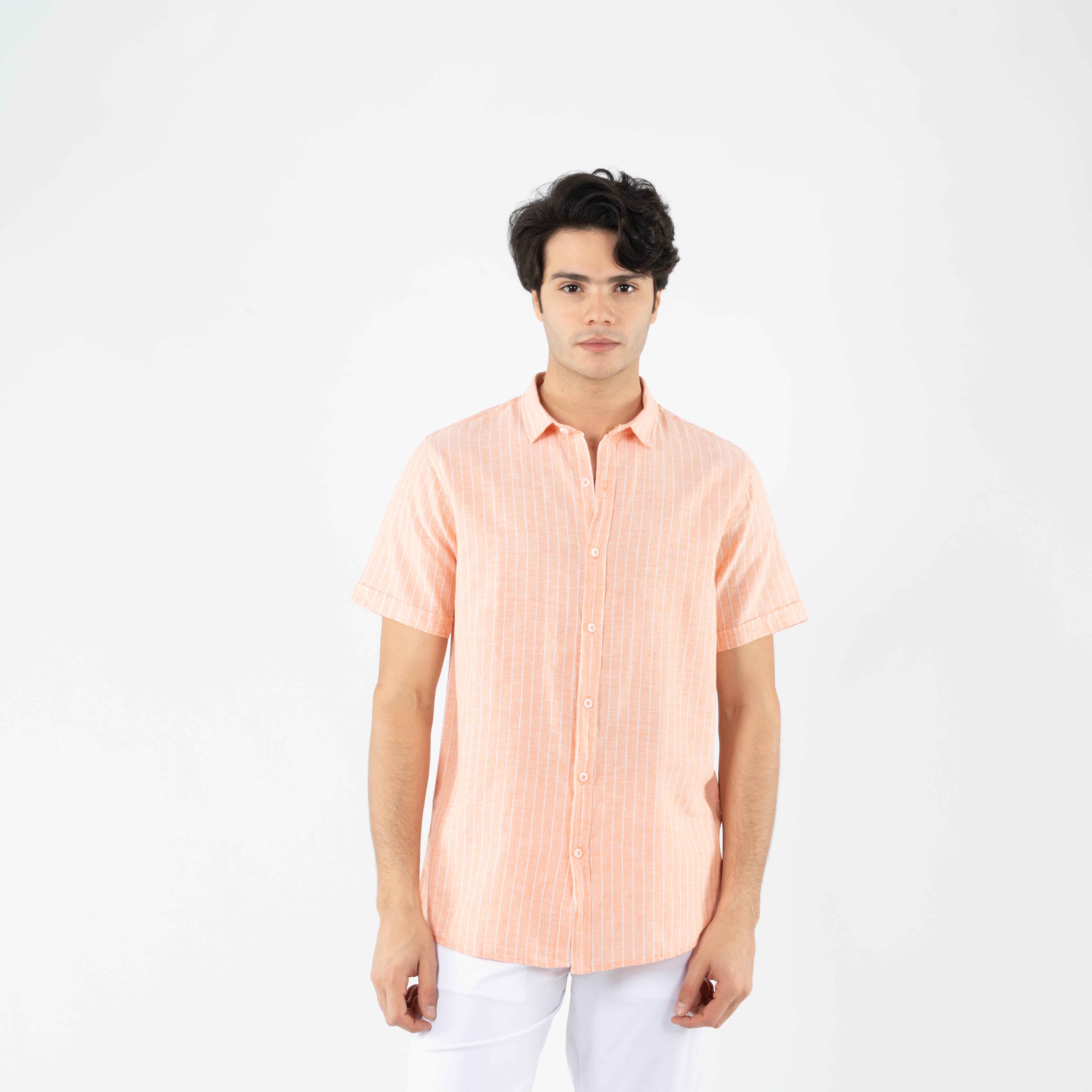 Half Sleeve Shirt - Men - Striped