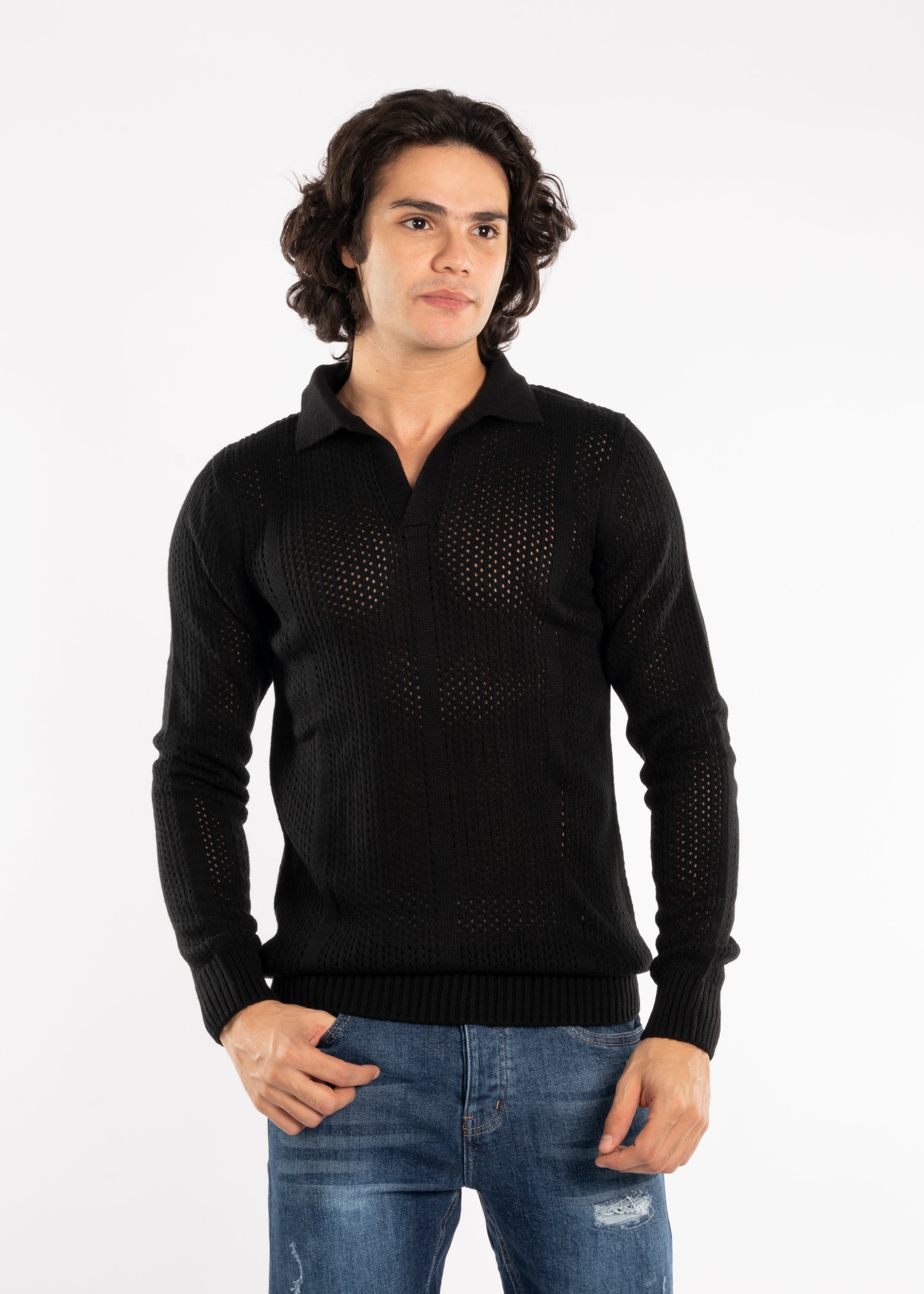 Pullover - Men - Ribbed