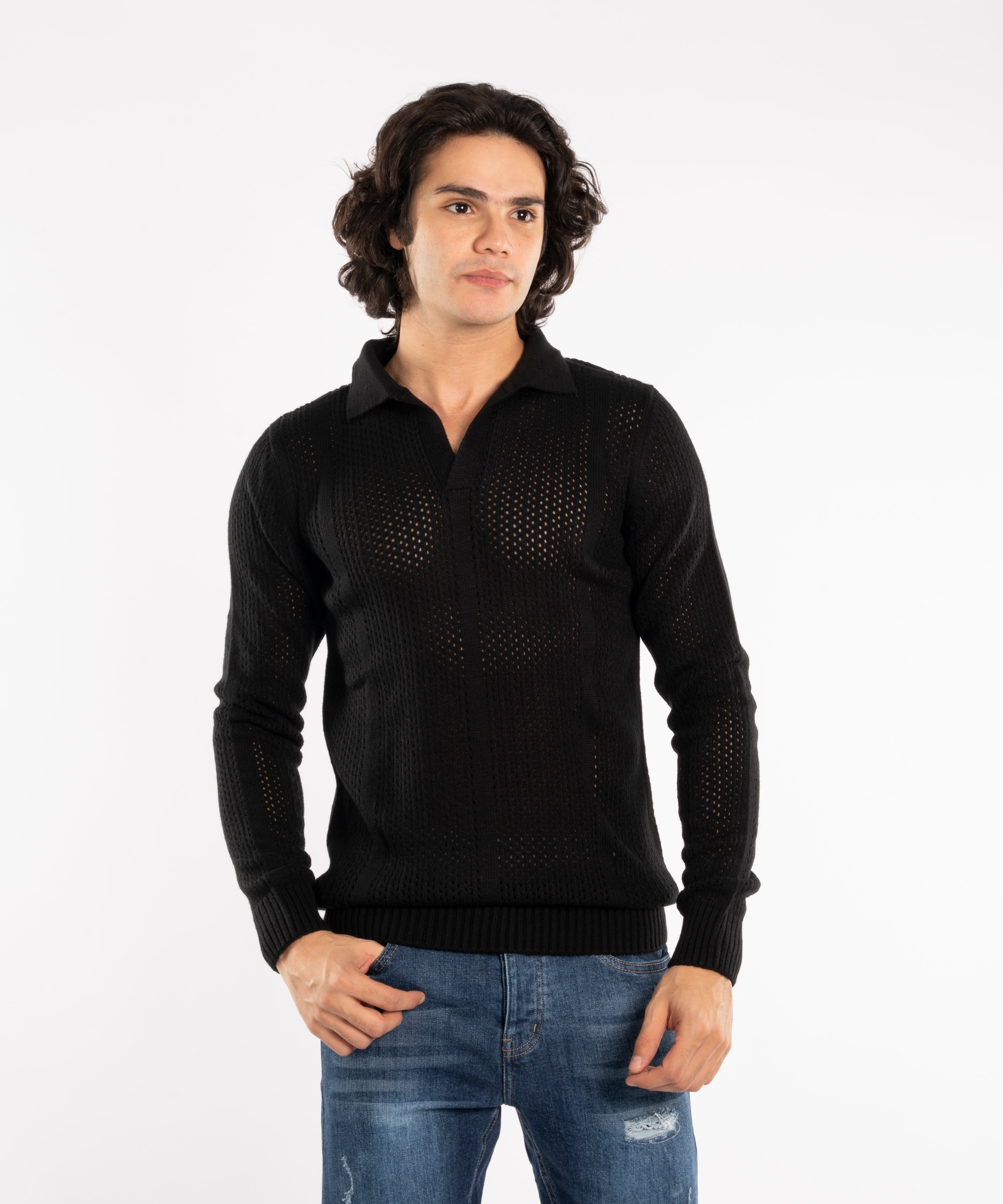 Pullover - Men - Ribbed