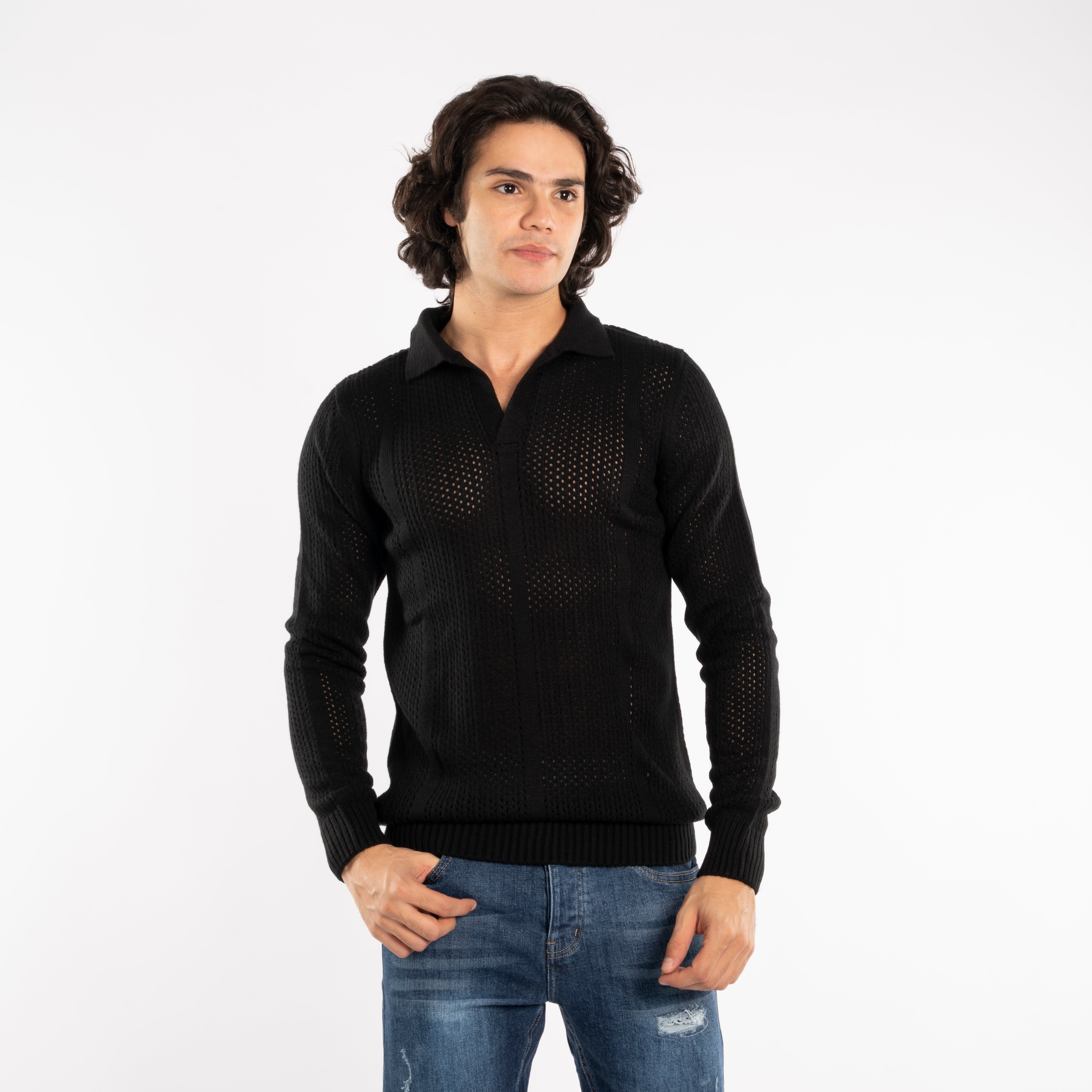 Pullover - Men - Ribbed