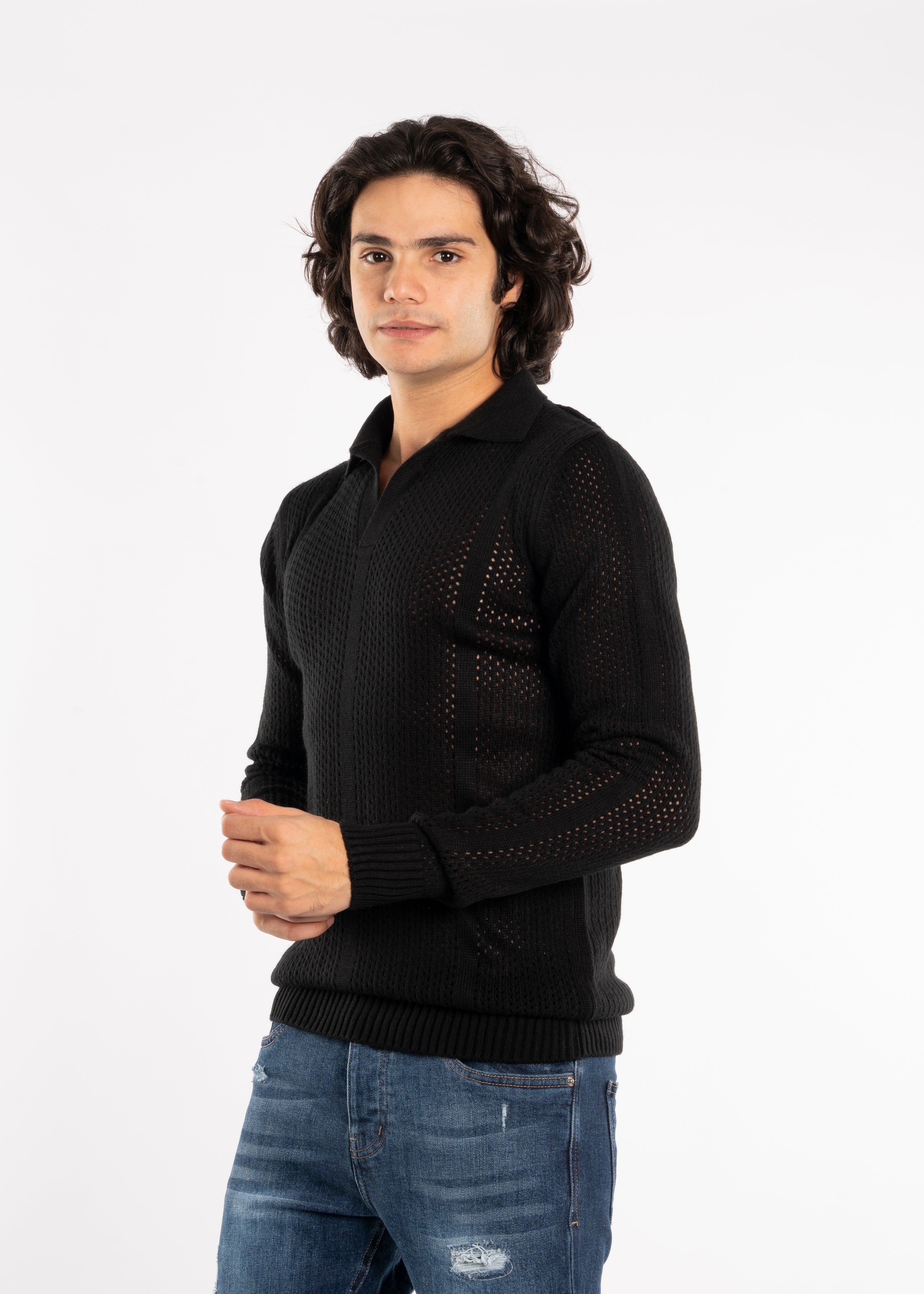 Pullover - Men - Ribbed