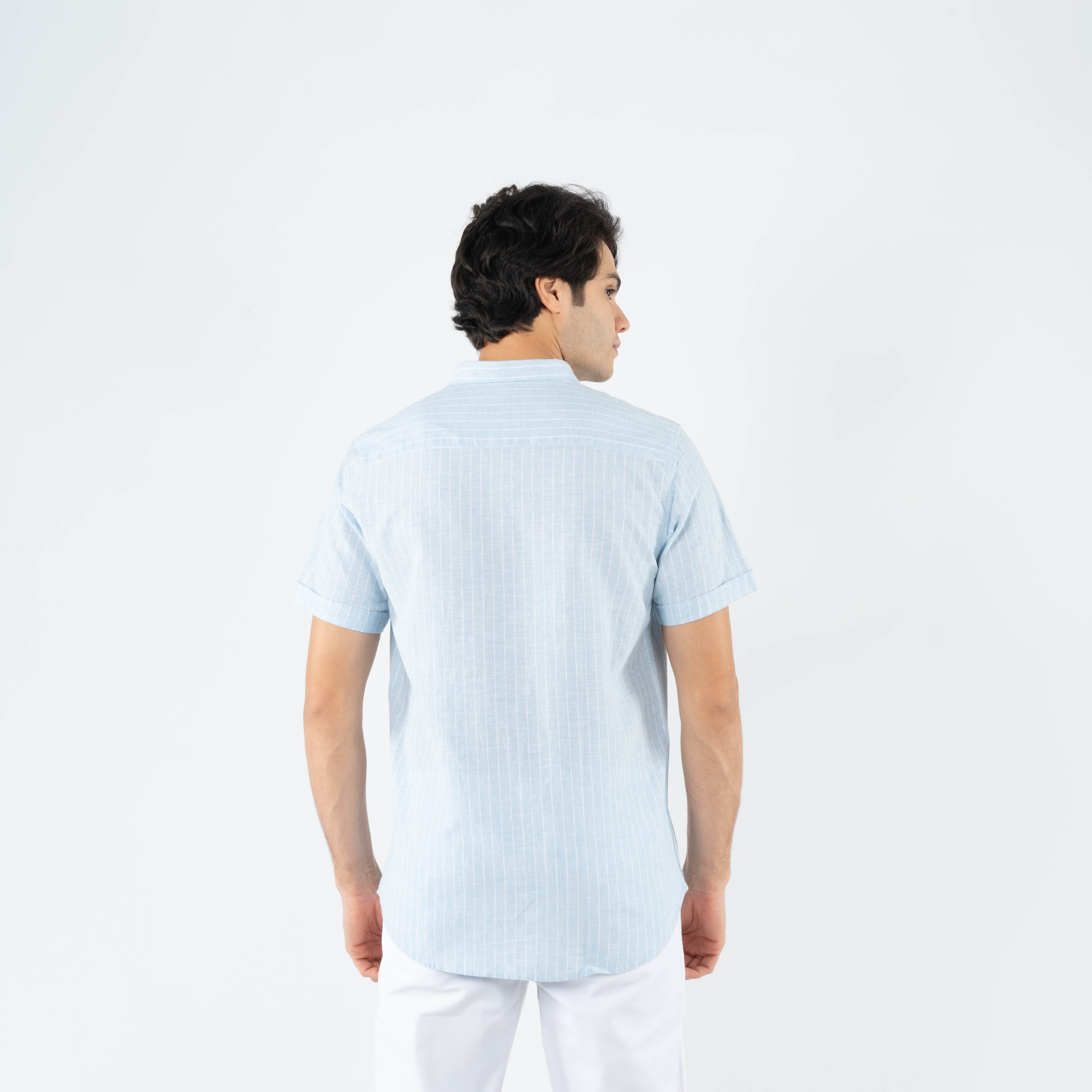 Half Sleeve Shirt - Men - Striped