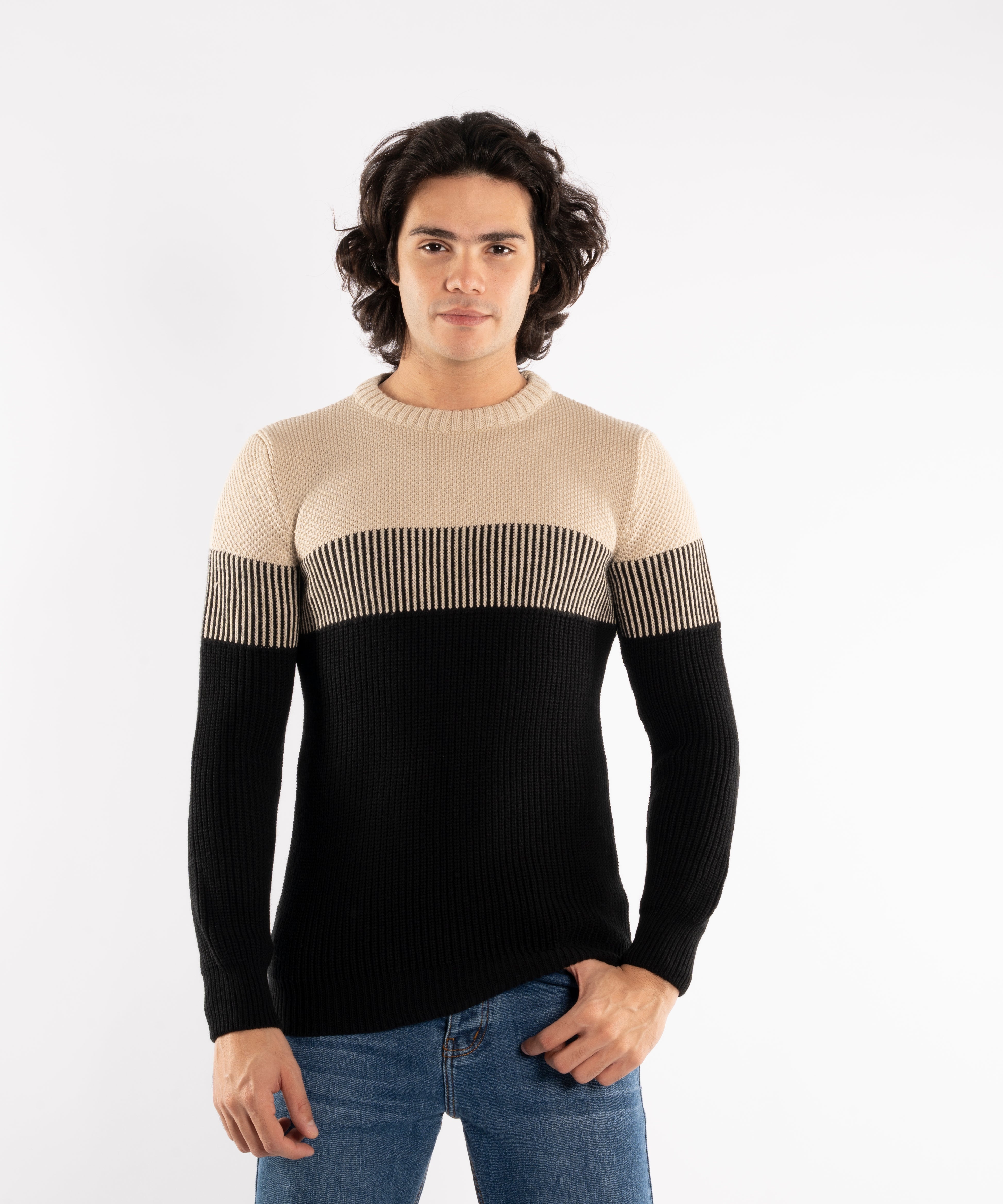 Pullover - Men - Striped