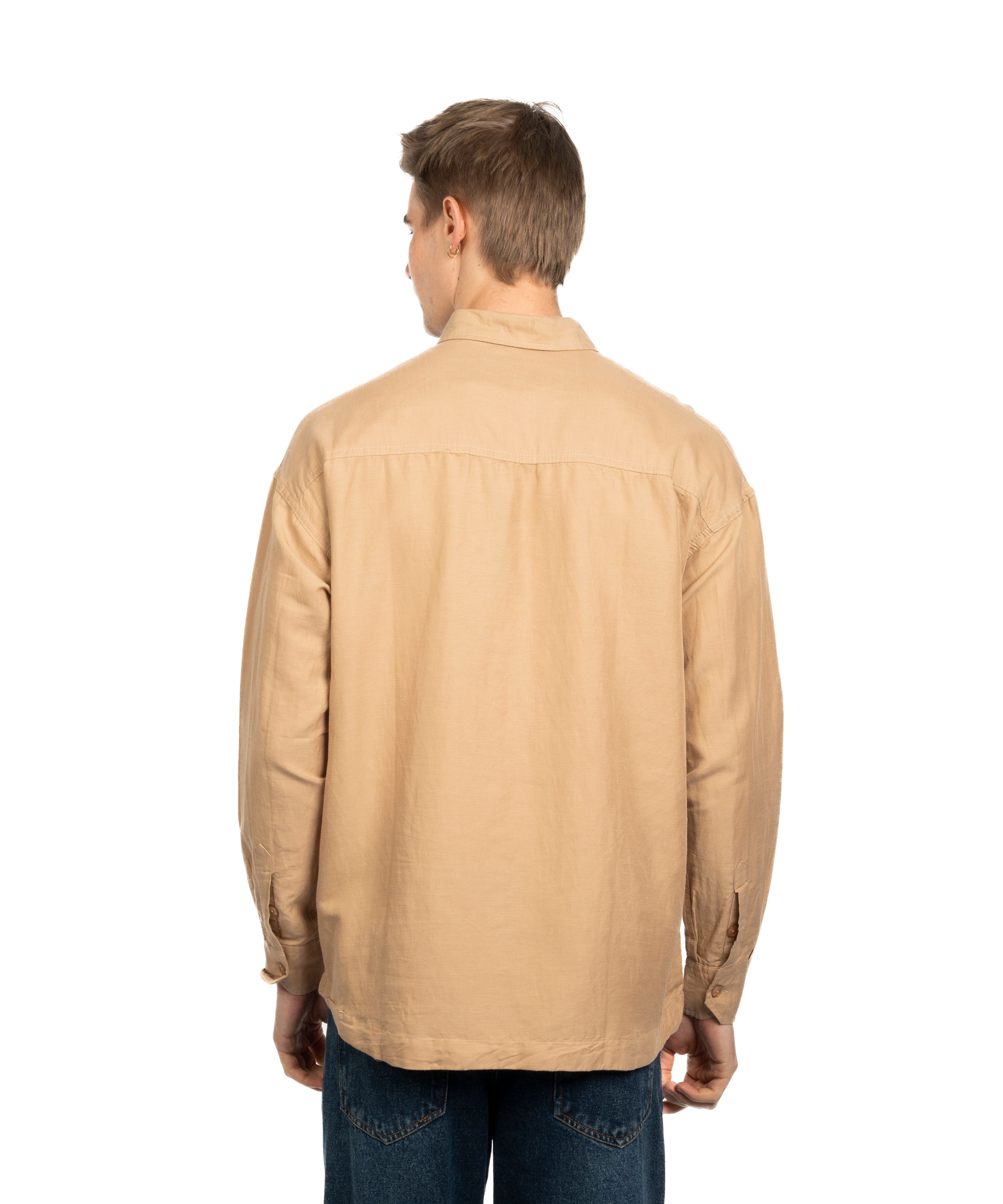 Long Sleeve Shirt - Men - Plain