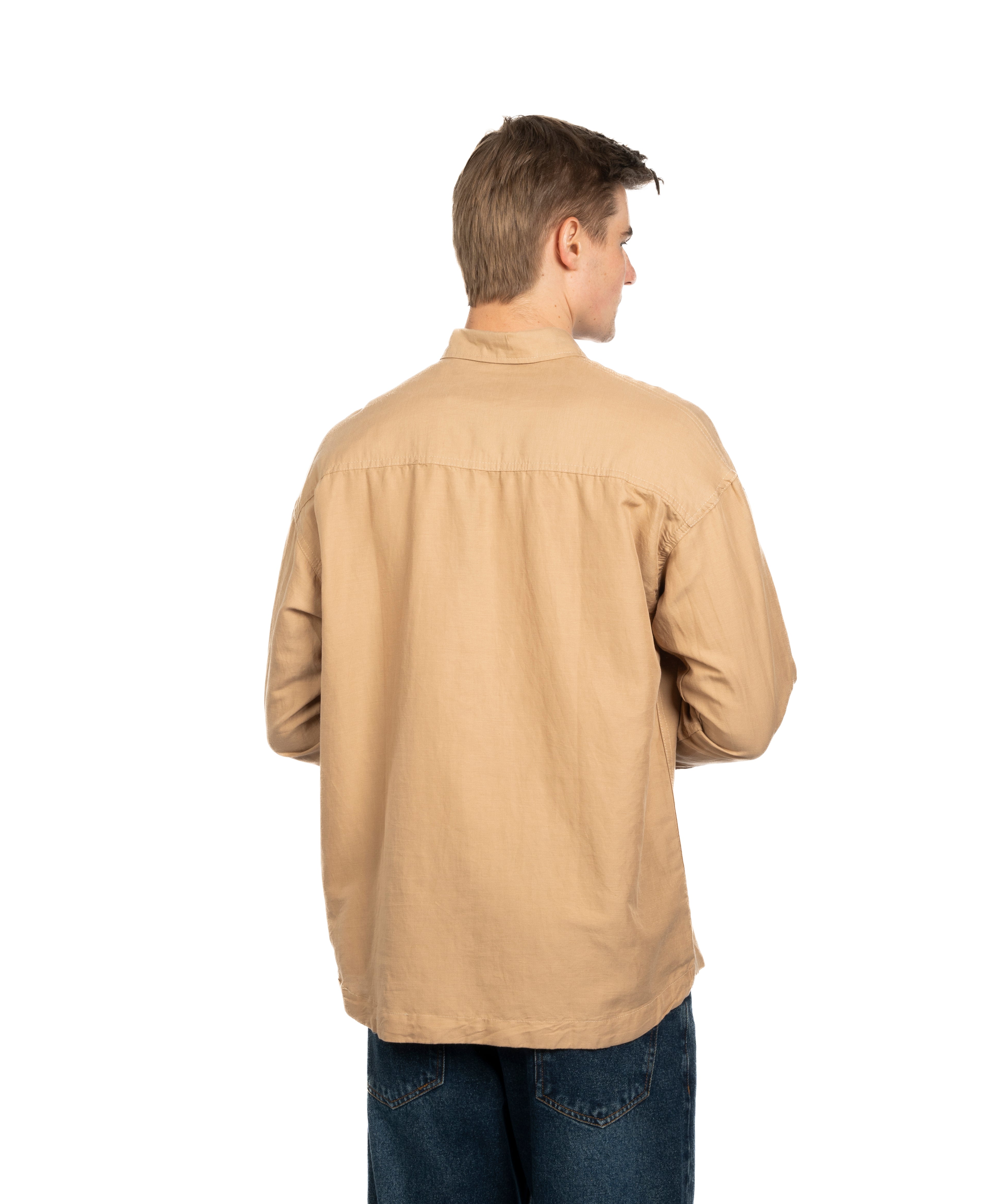 Long Sleeve Shirt - Men - Plain