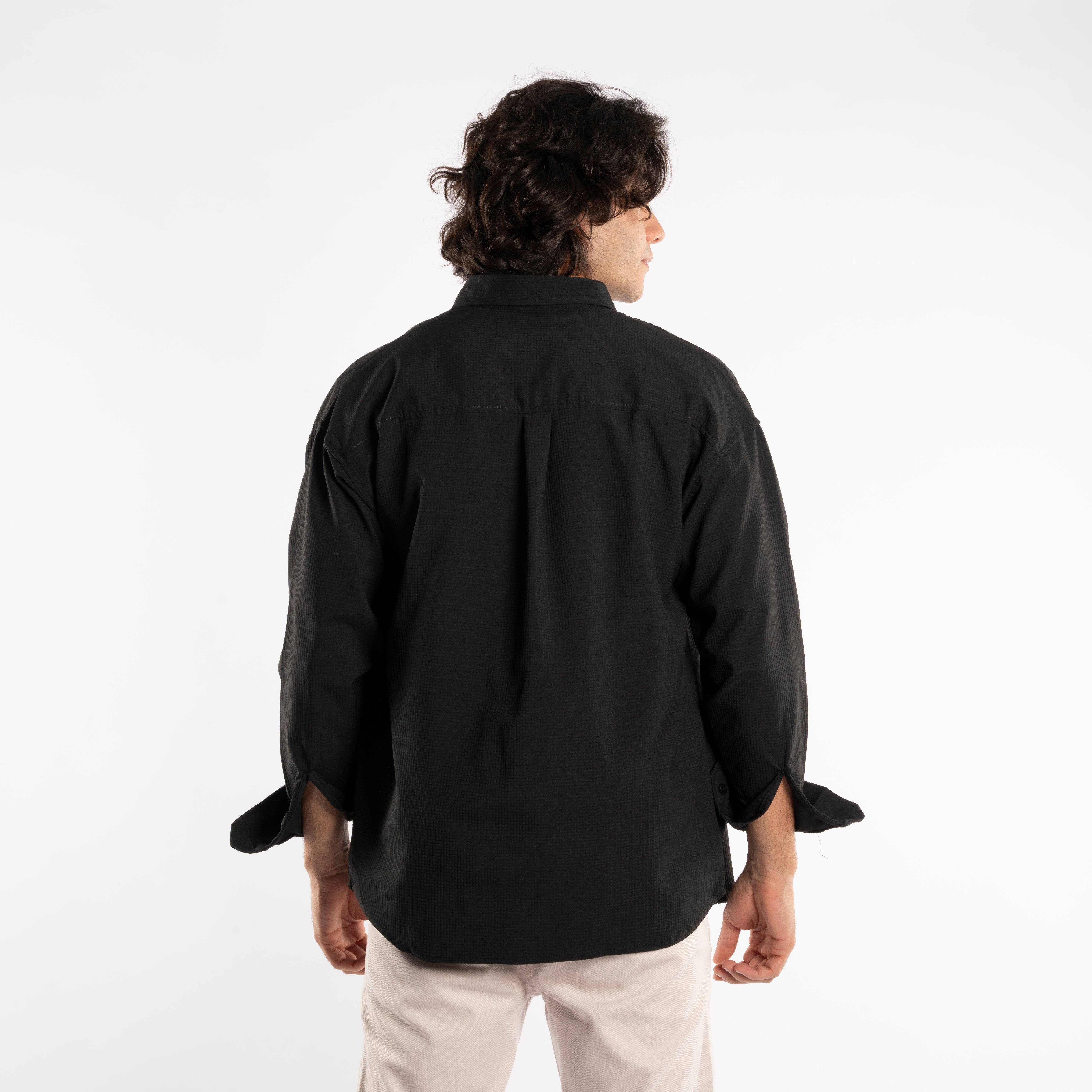 Long Sleeve Shirt - Men - Gabardine