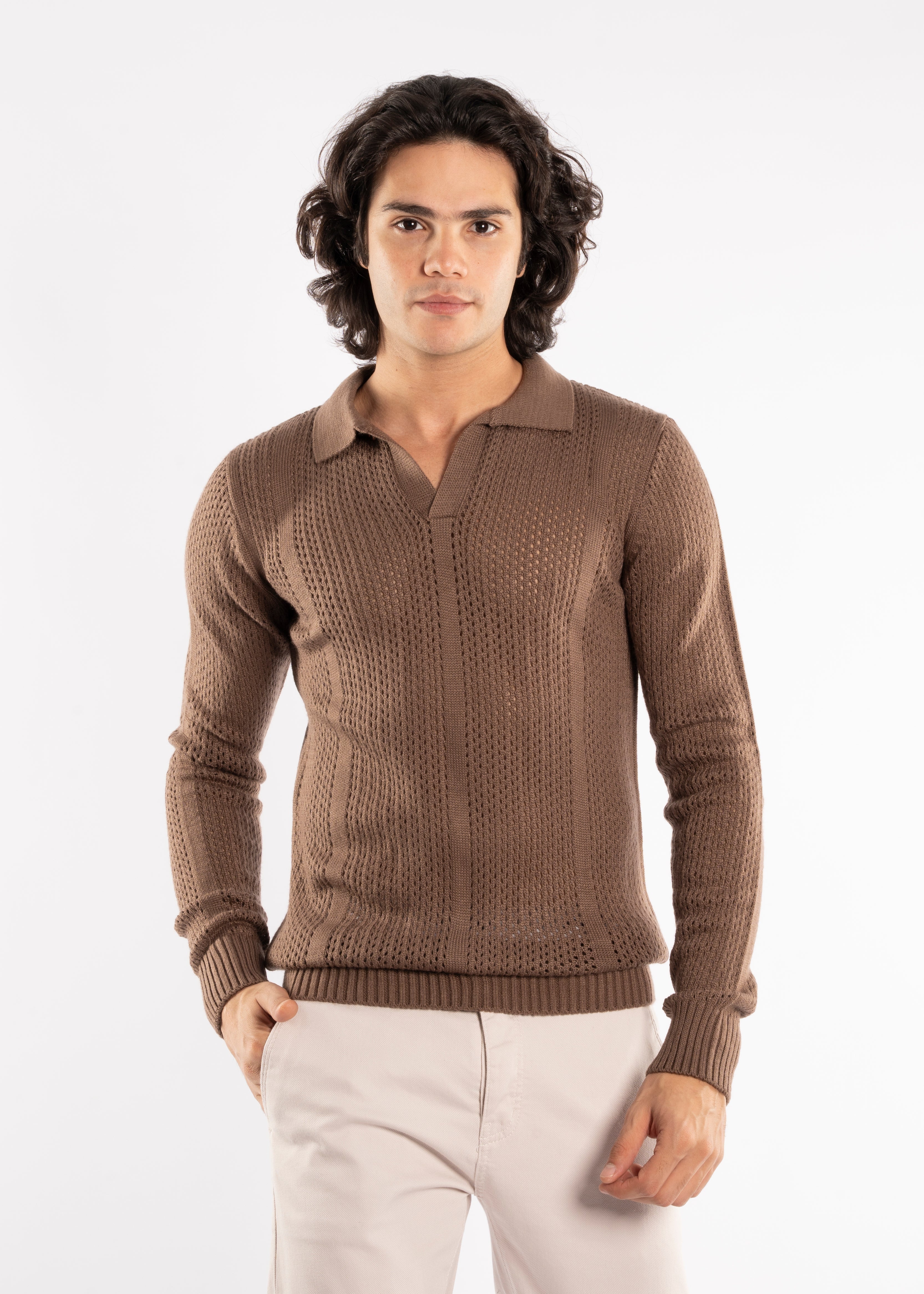 Pullover - Men - Ribbed