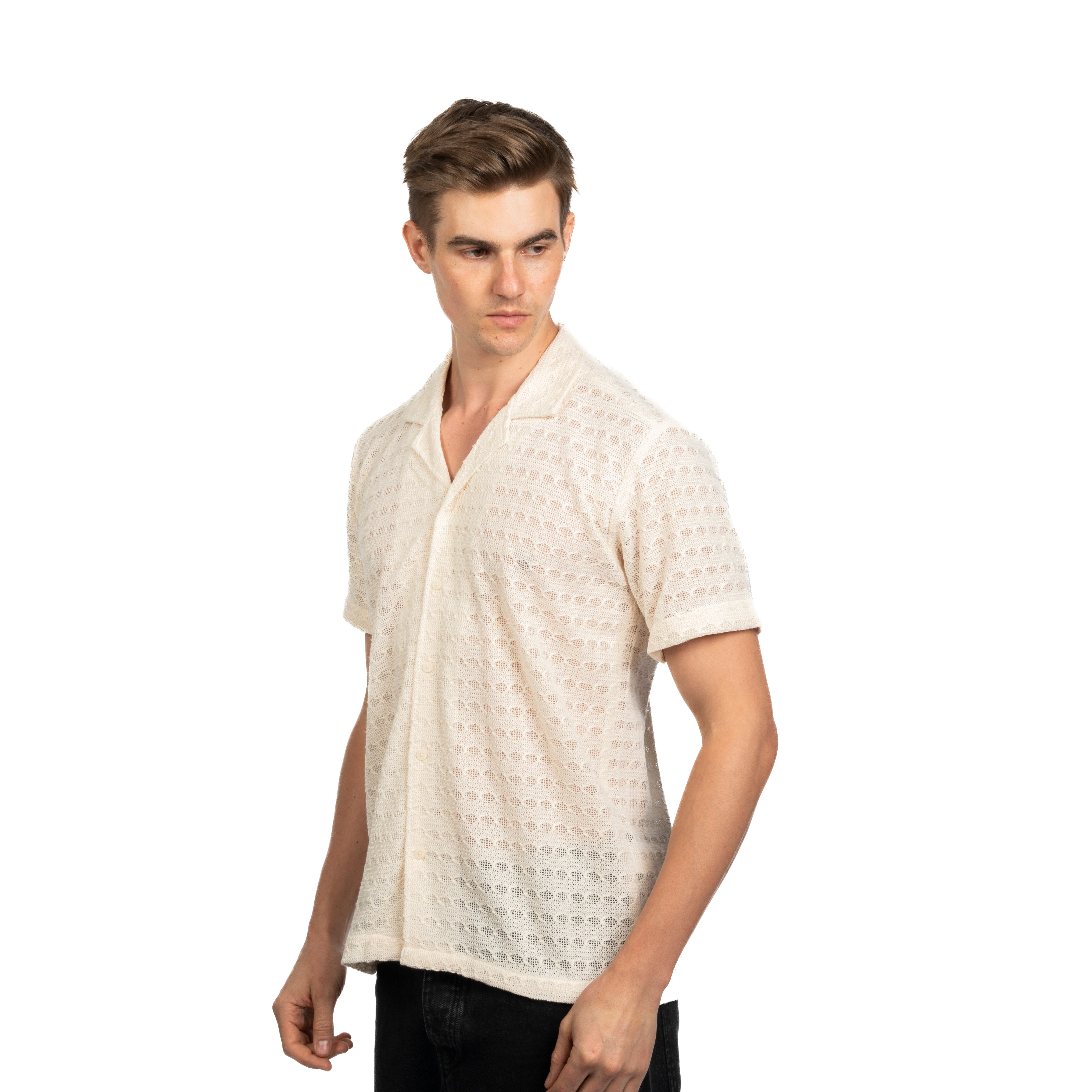 Half Sleeve Shirt - Men - Plain