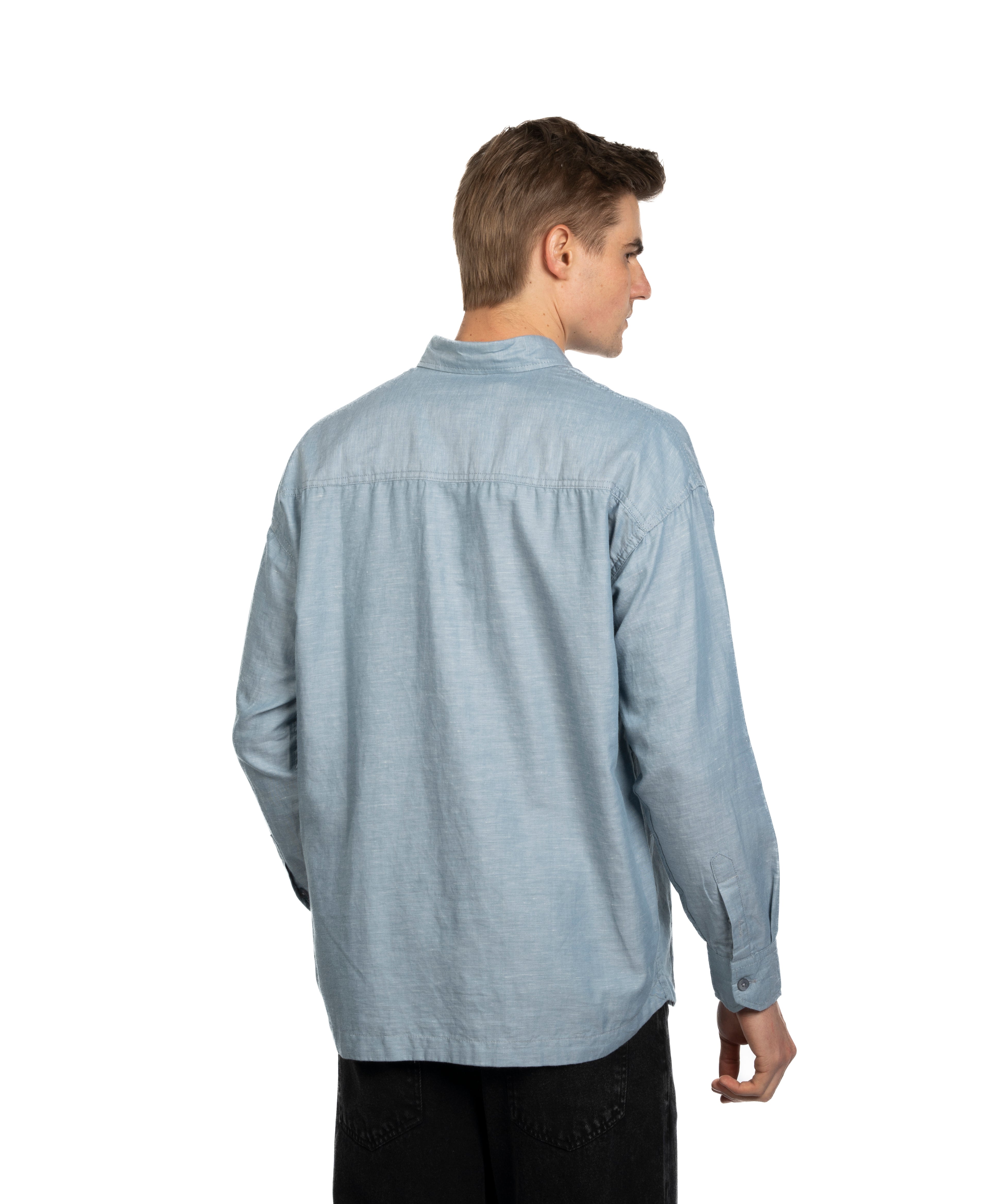 Long Sleeve Shirt - Men - Plain