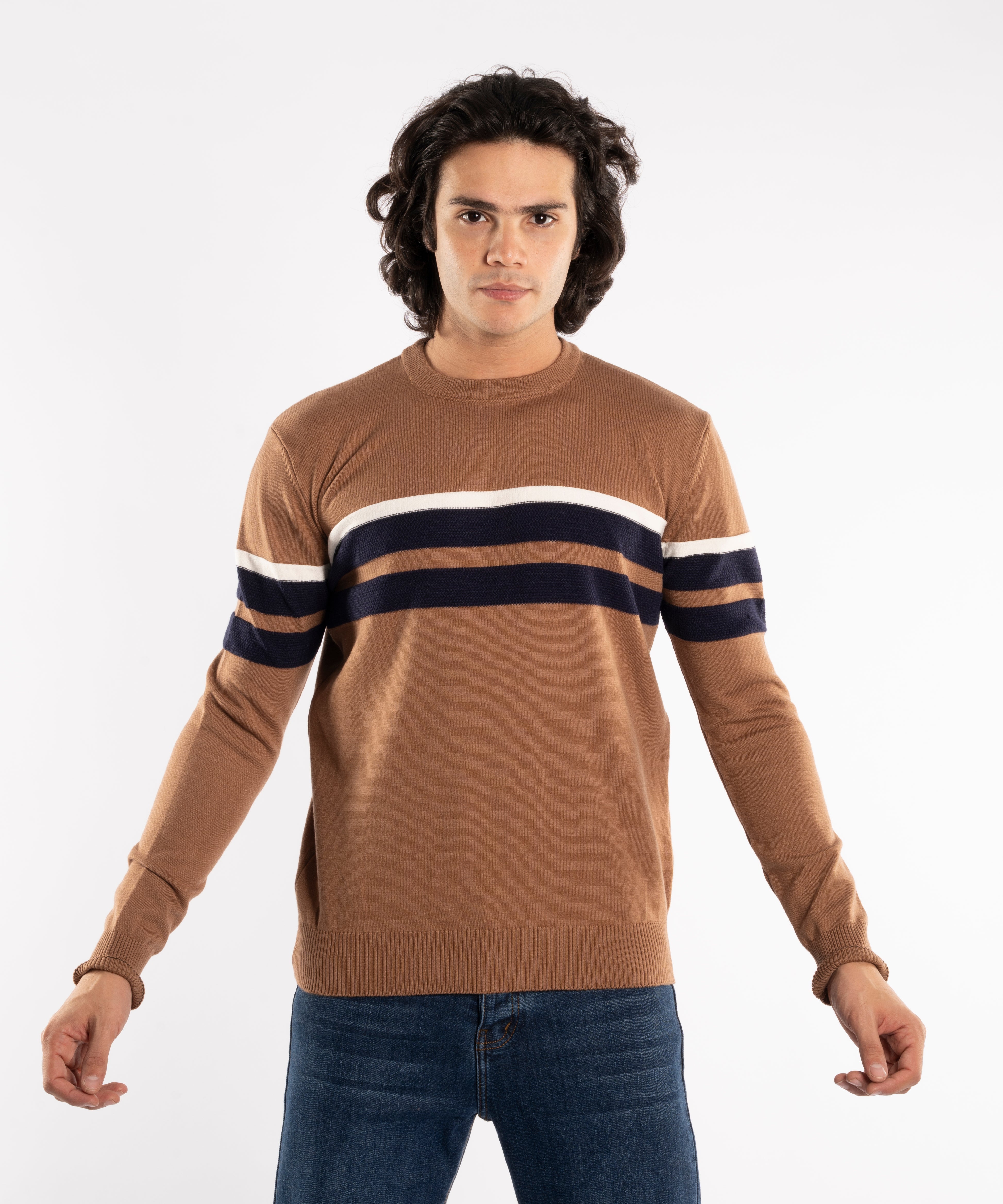 Pullover - Men - Striped