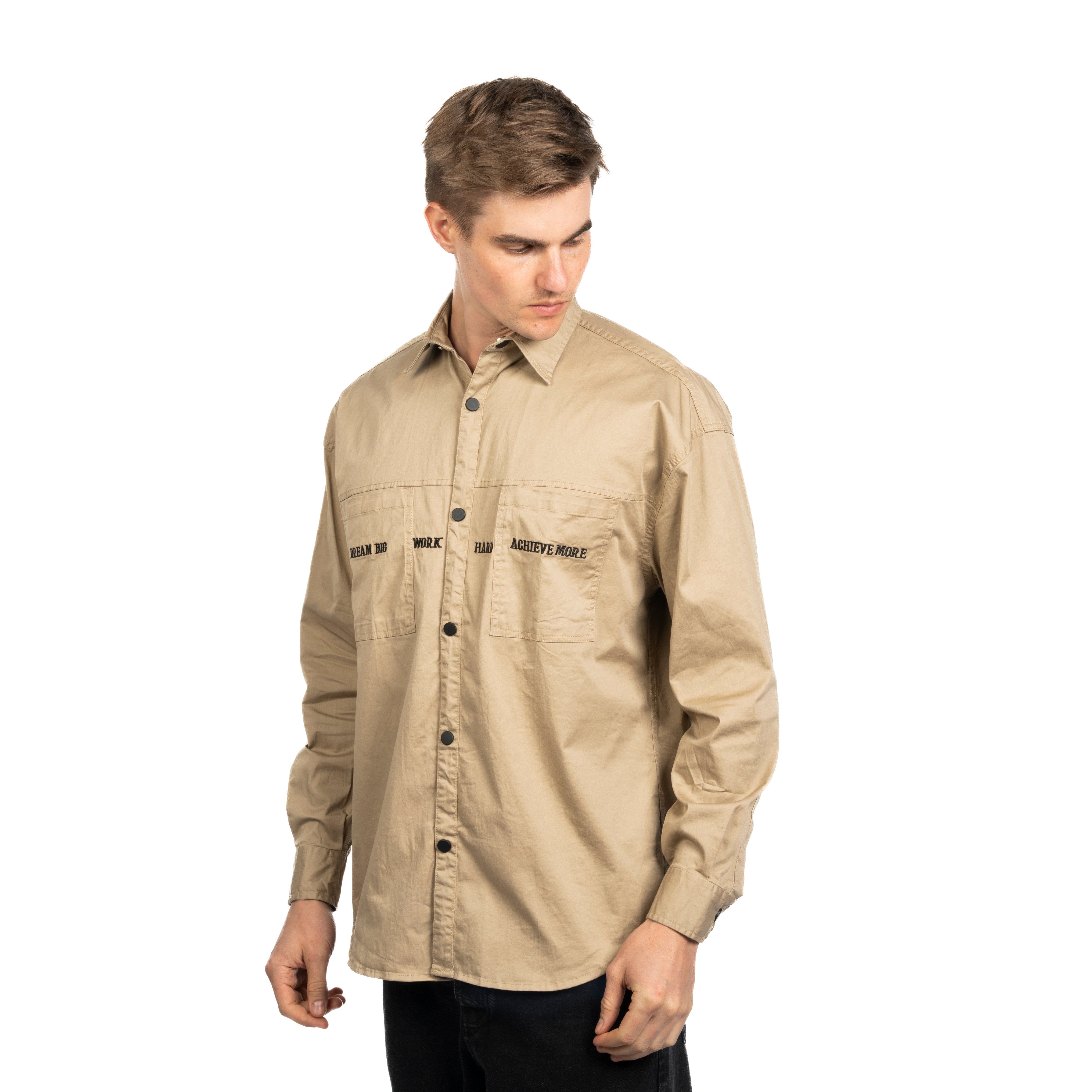 Long Sleeve Shirt - Men - Plain