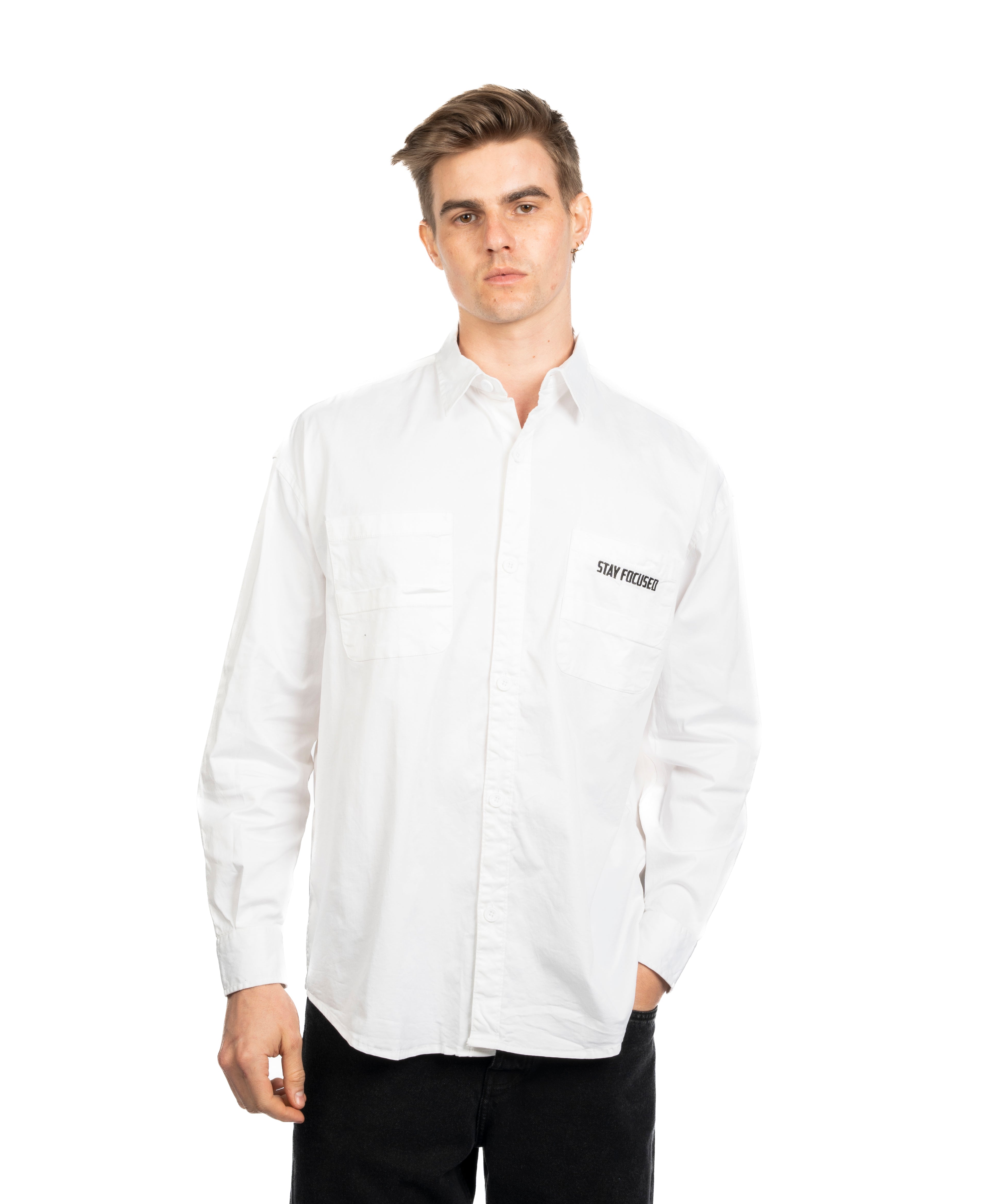 Long Sleeve Shirt - Men - Plain