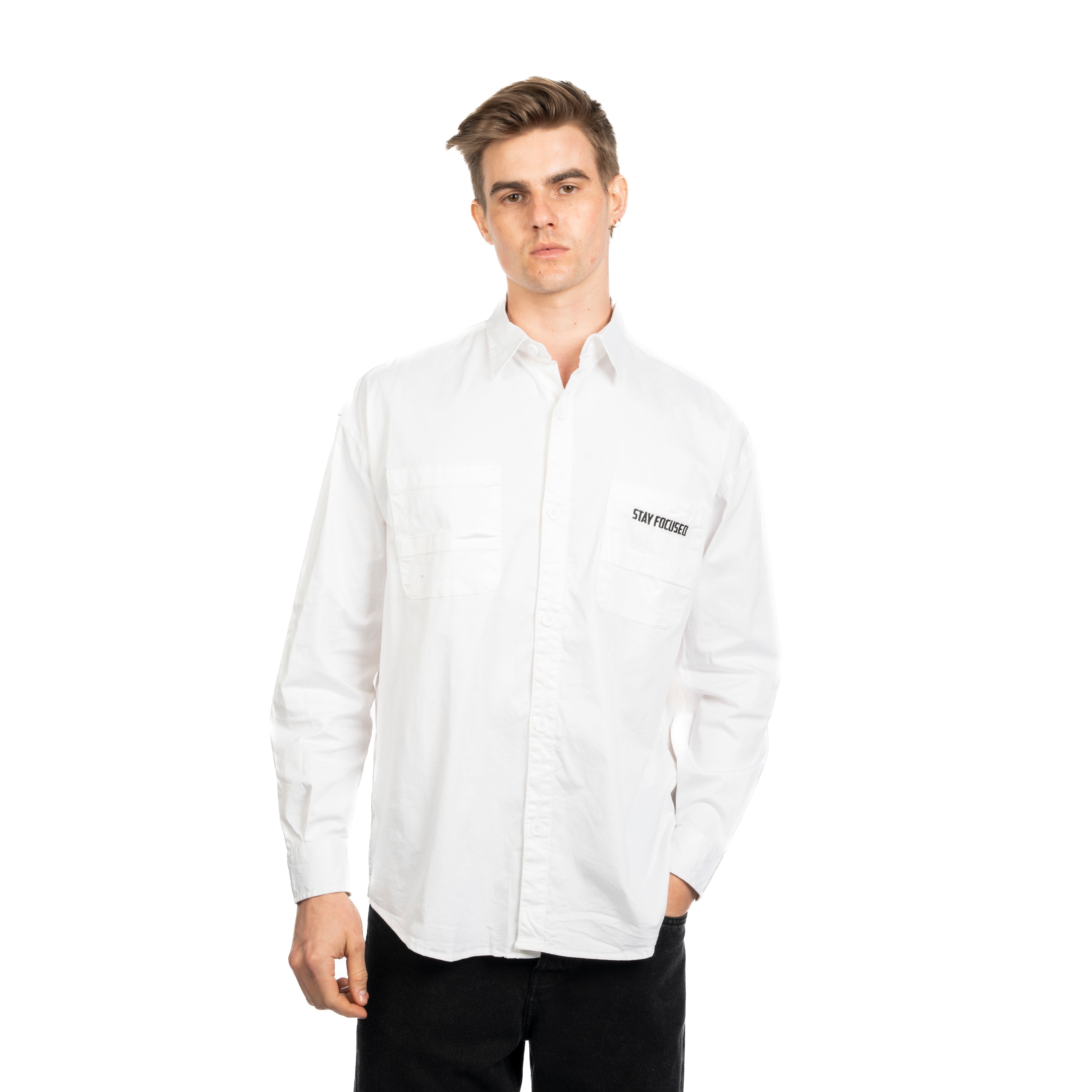 Long Sleeve Shirt - Men - Plain