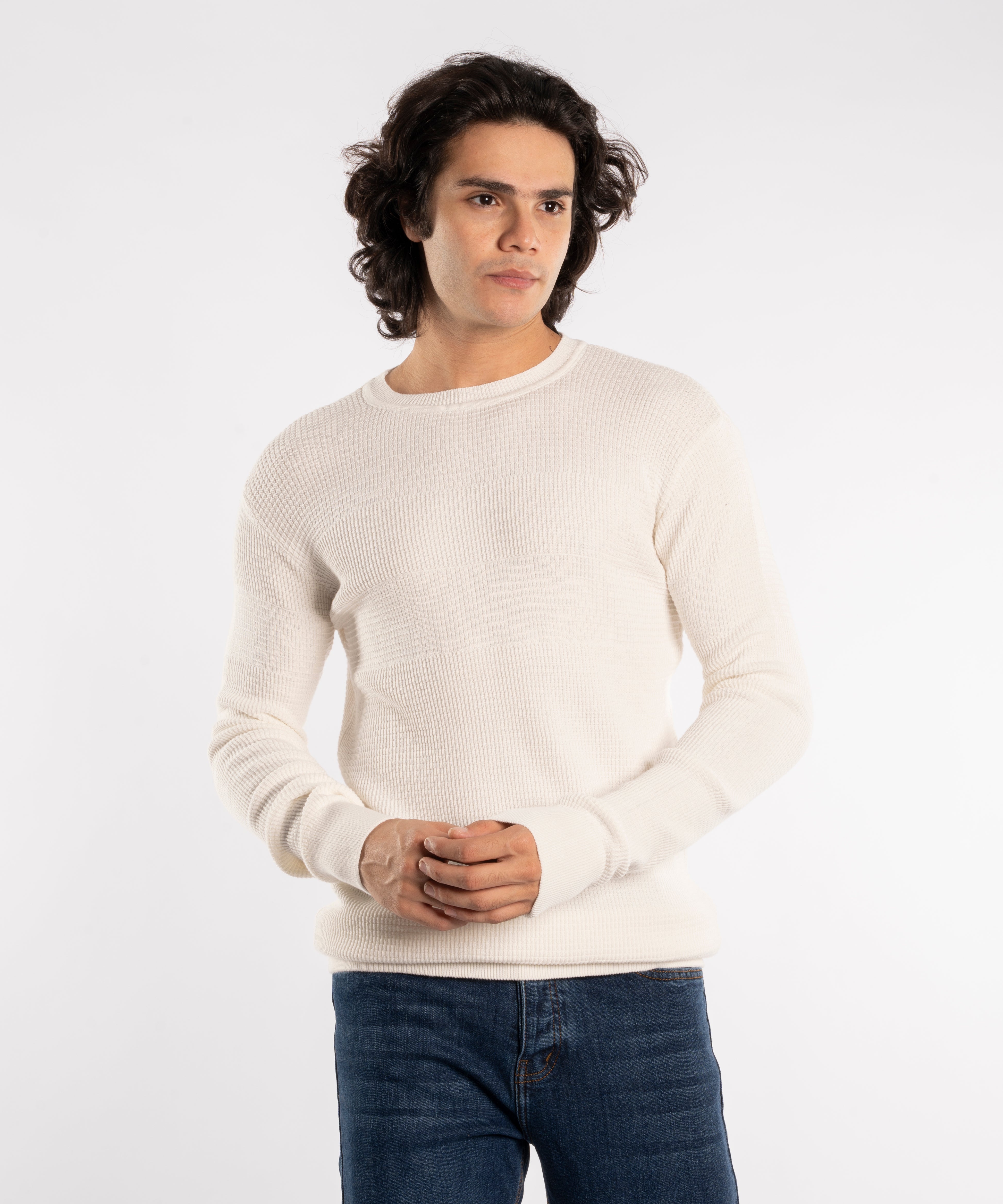 Pullover - Men - Ribbed