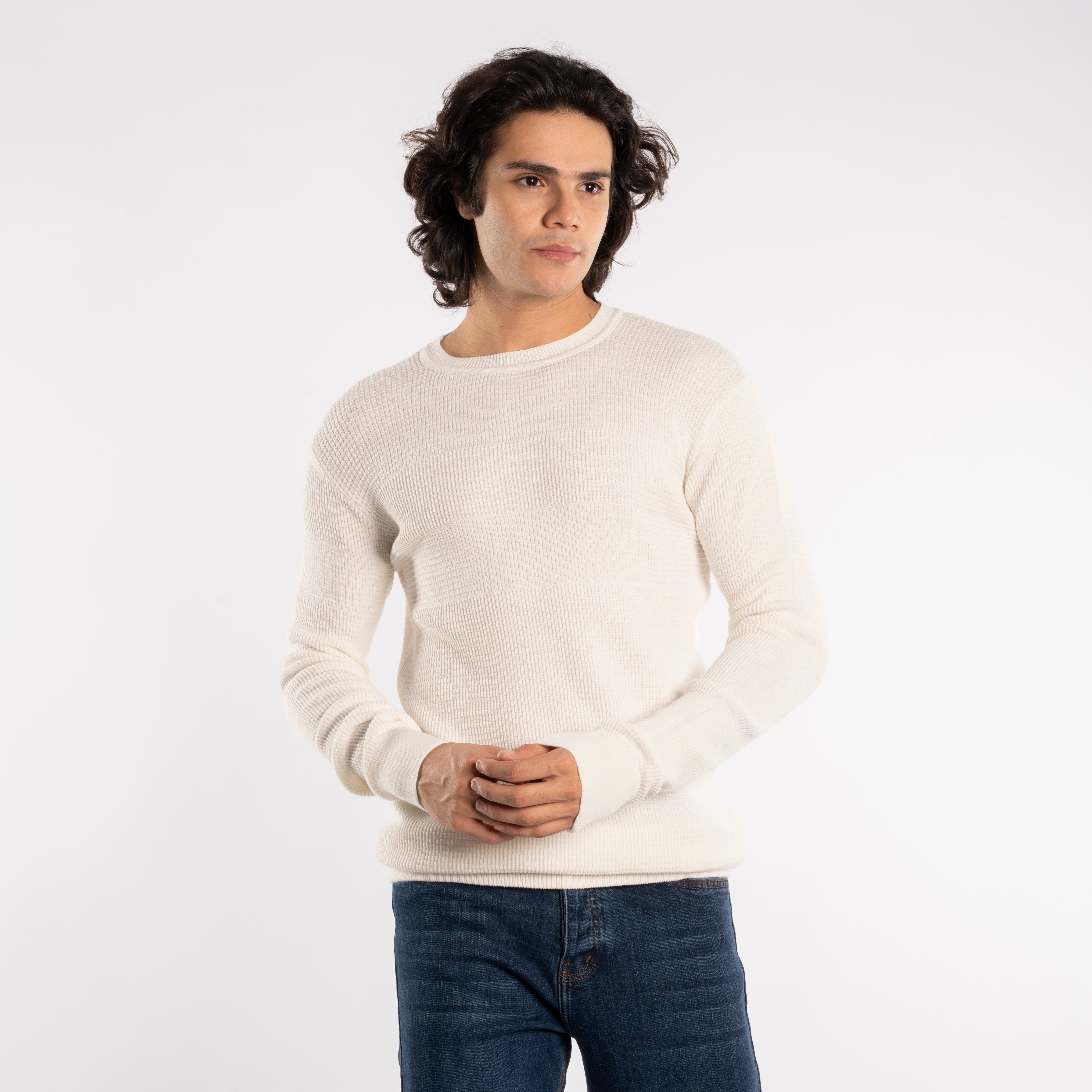 Pullover - Men - Ribbed