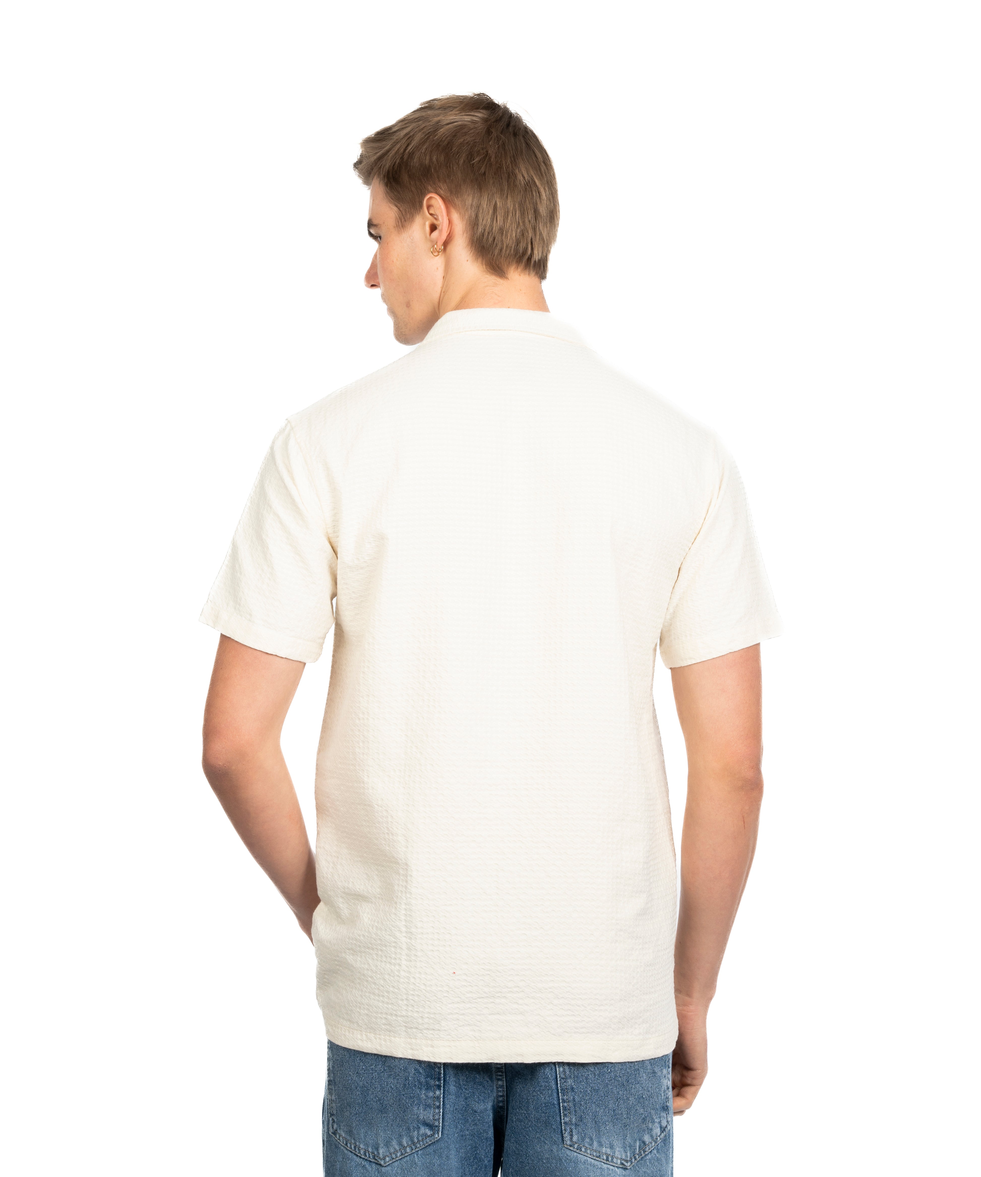 Half Sleeve Shirt - Men - Striped