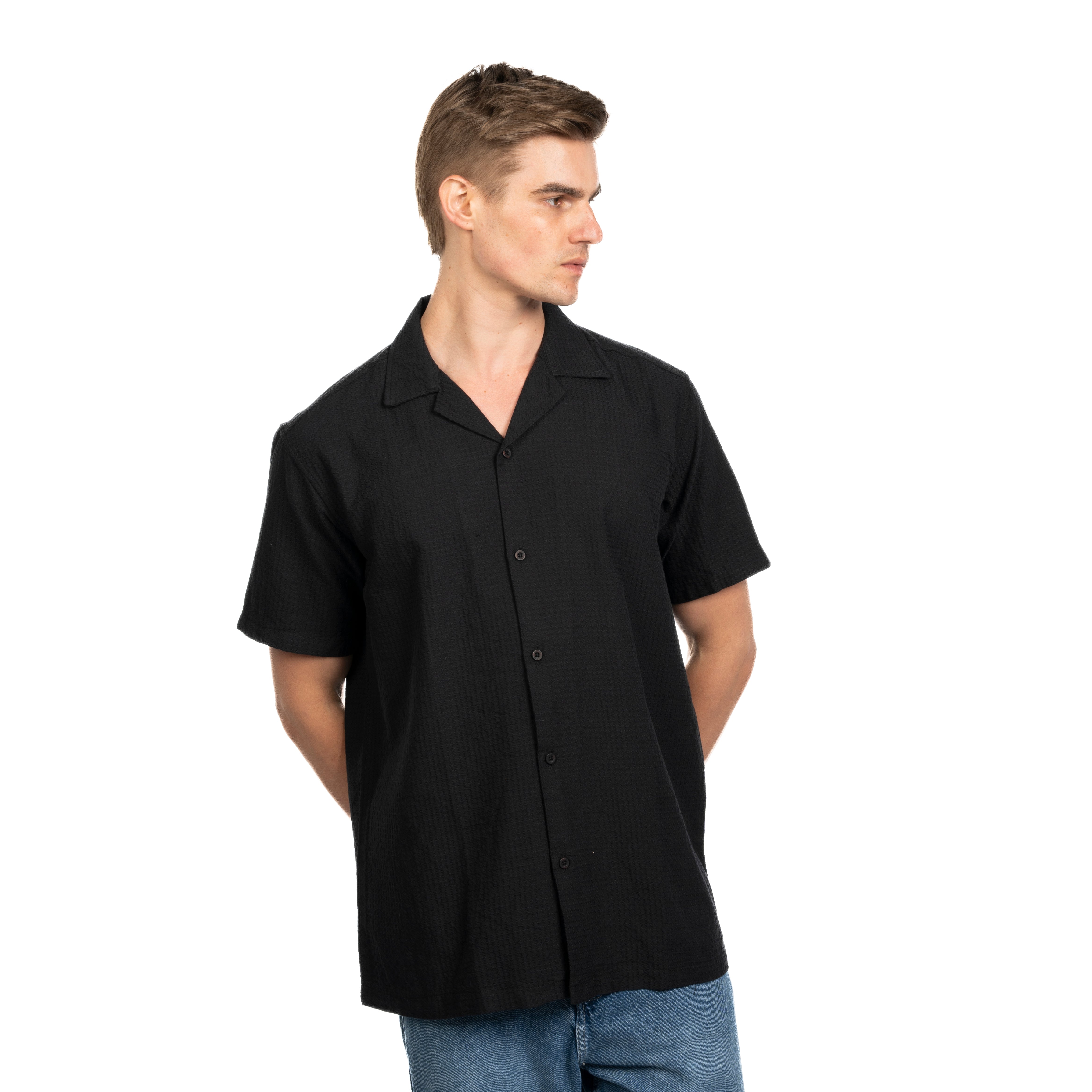 Half Sleeve Shirt - Men - Striped